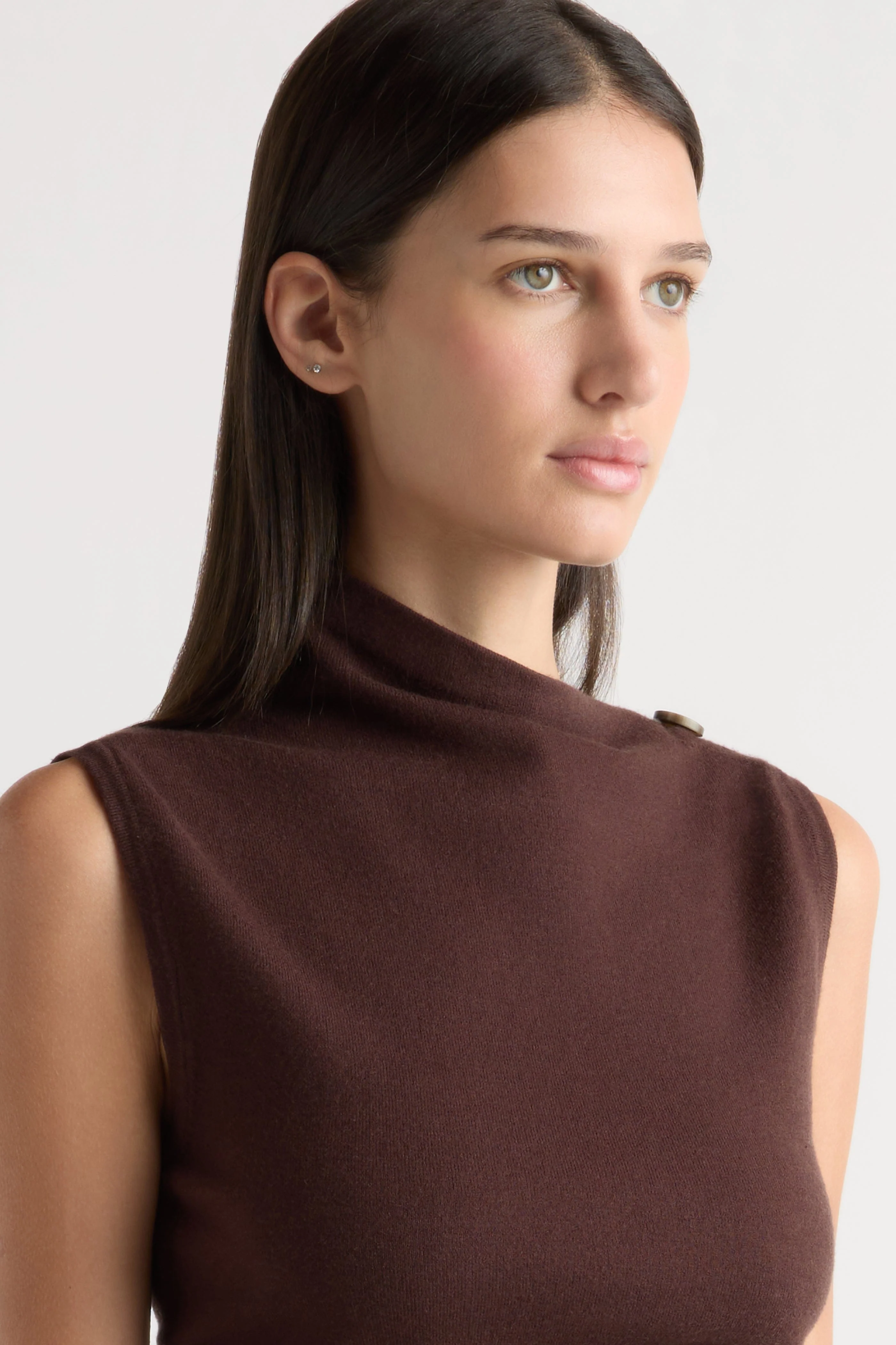 Abel Asymmetric-Neck Dress - Image 5