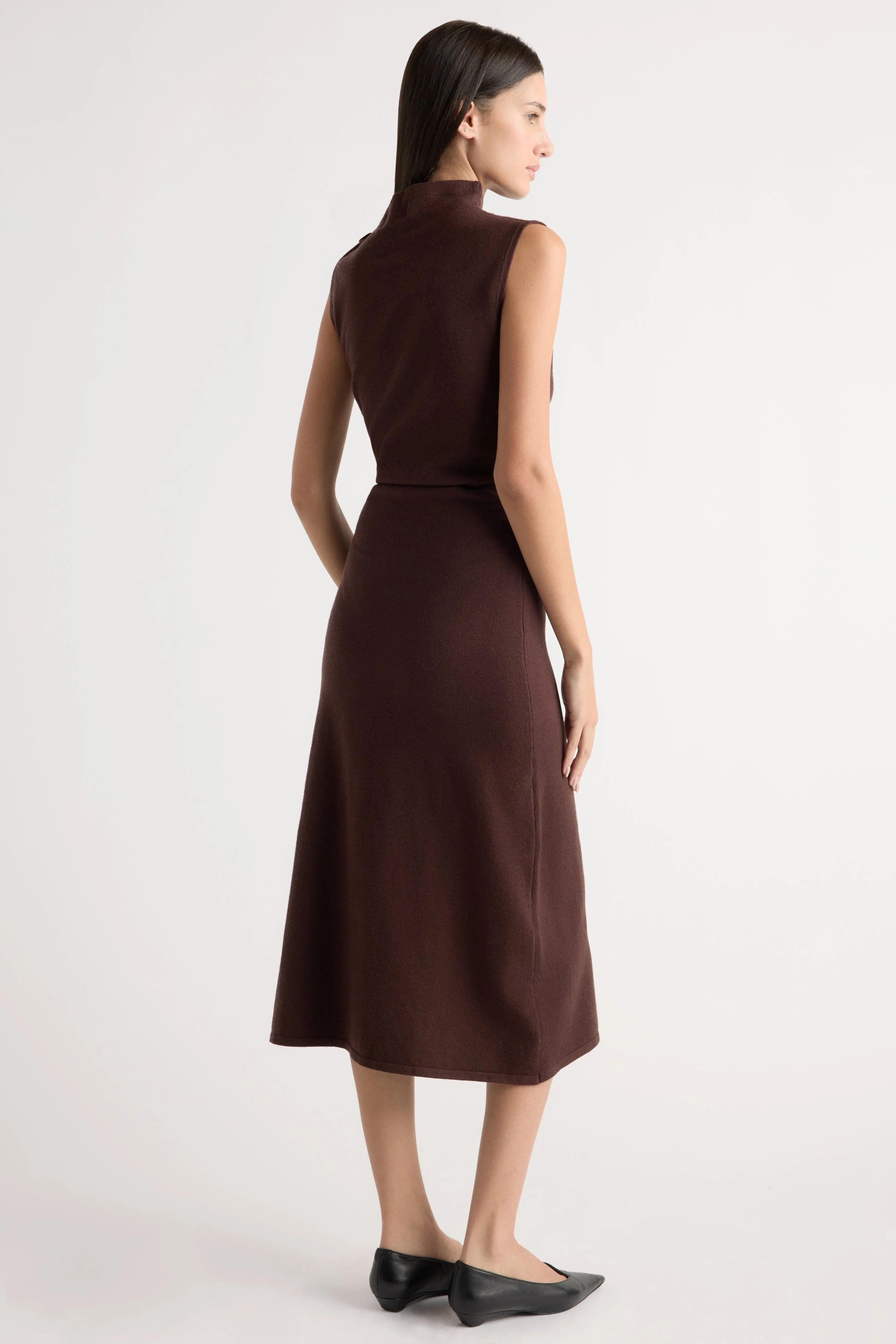Abel Asymmetric-Neck Dress - Image 6