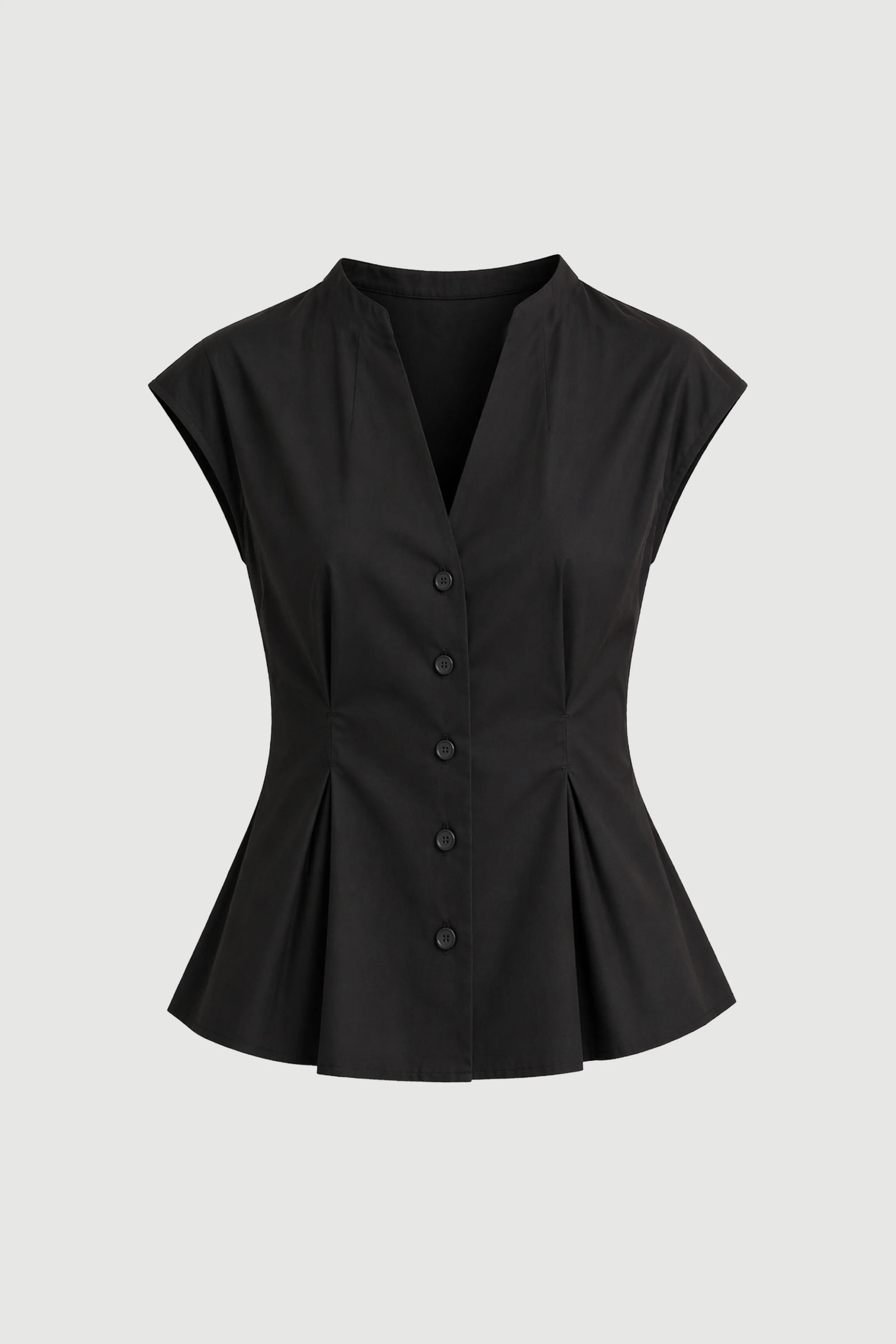 Acacia Cinch-Waist Sculpted Blouse - Image 7