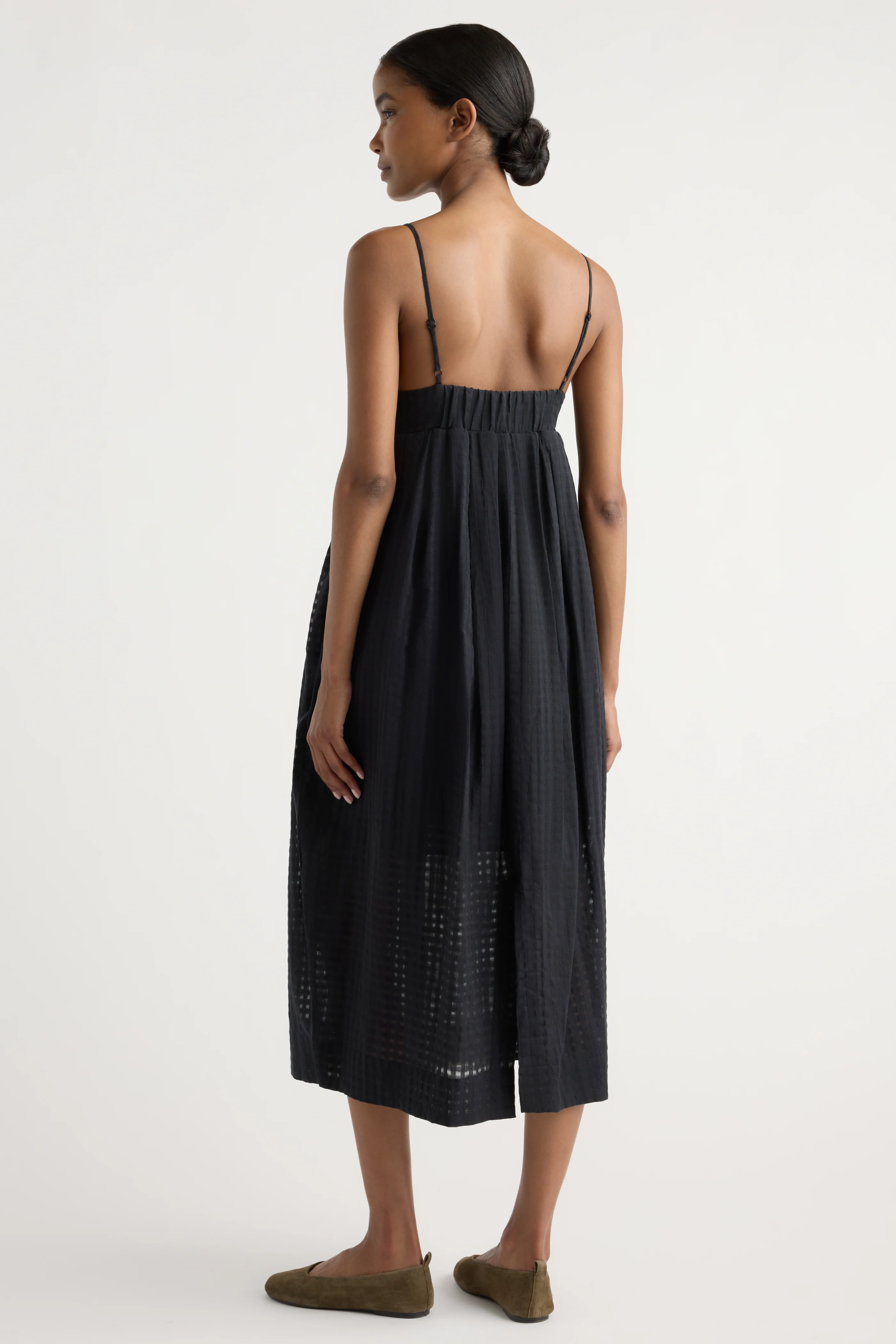 Afrodita Sweetheart Gingham Maxi Dress - Image 6