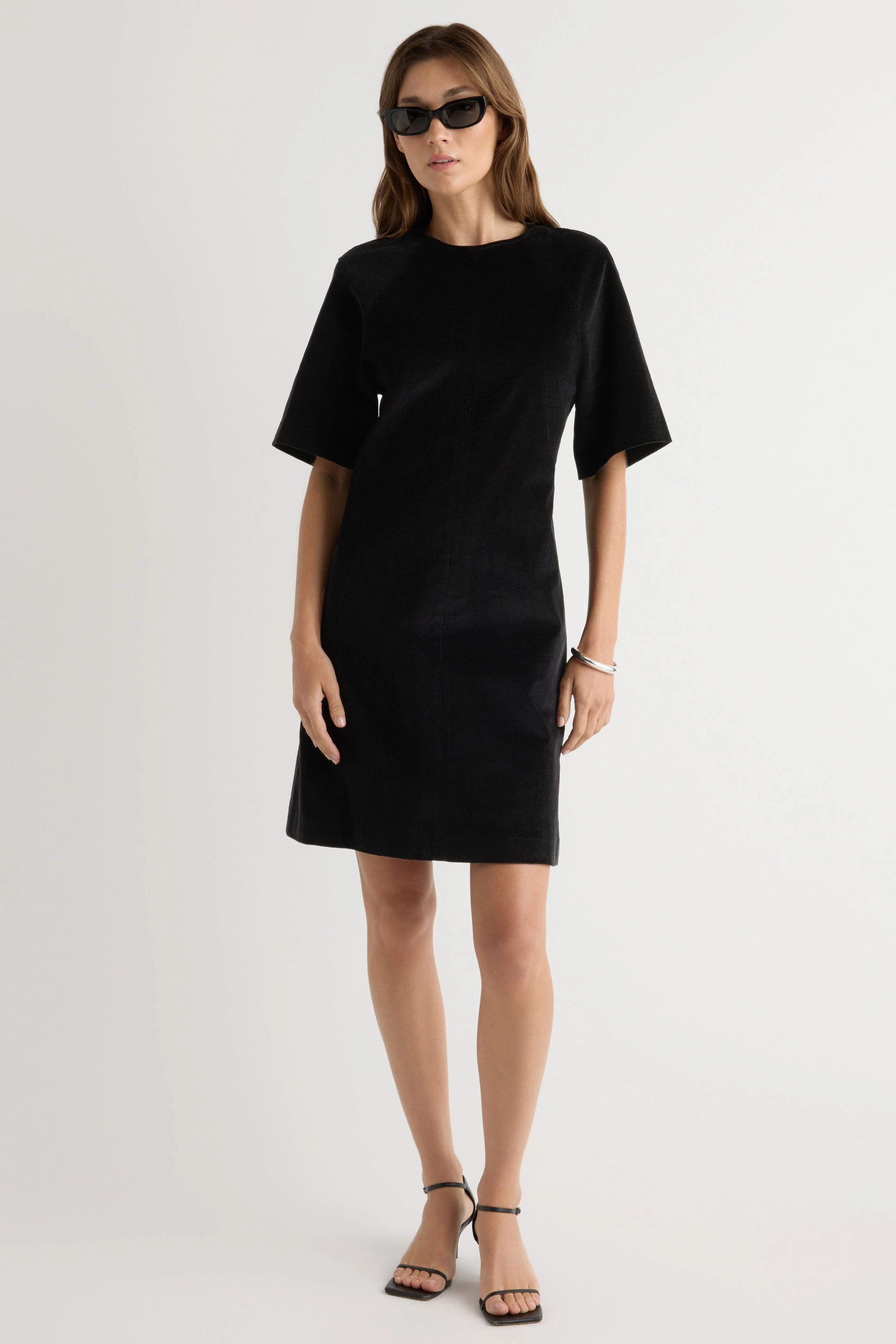 Aika Back-Tie Corduroy Mini Dress - Image 6