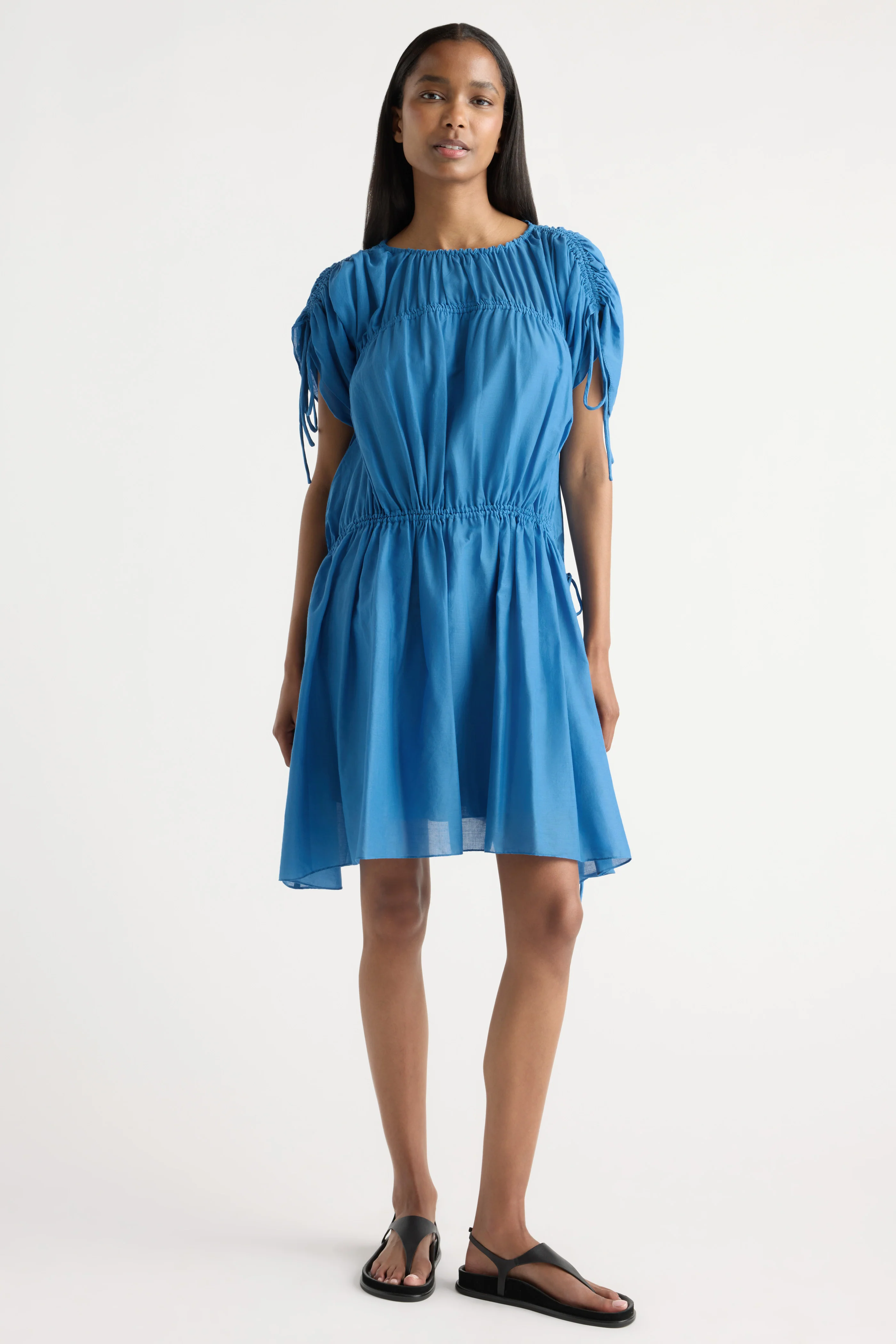 Akemi Tie-Shoulder Organic Cotton Dress - Image 2
