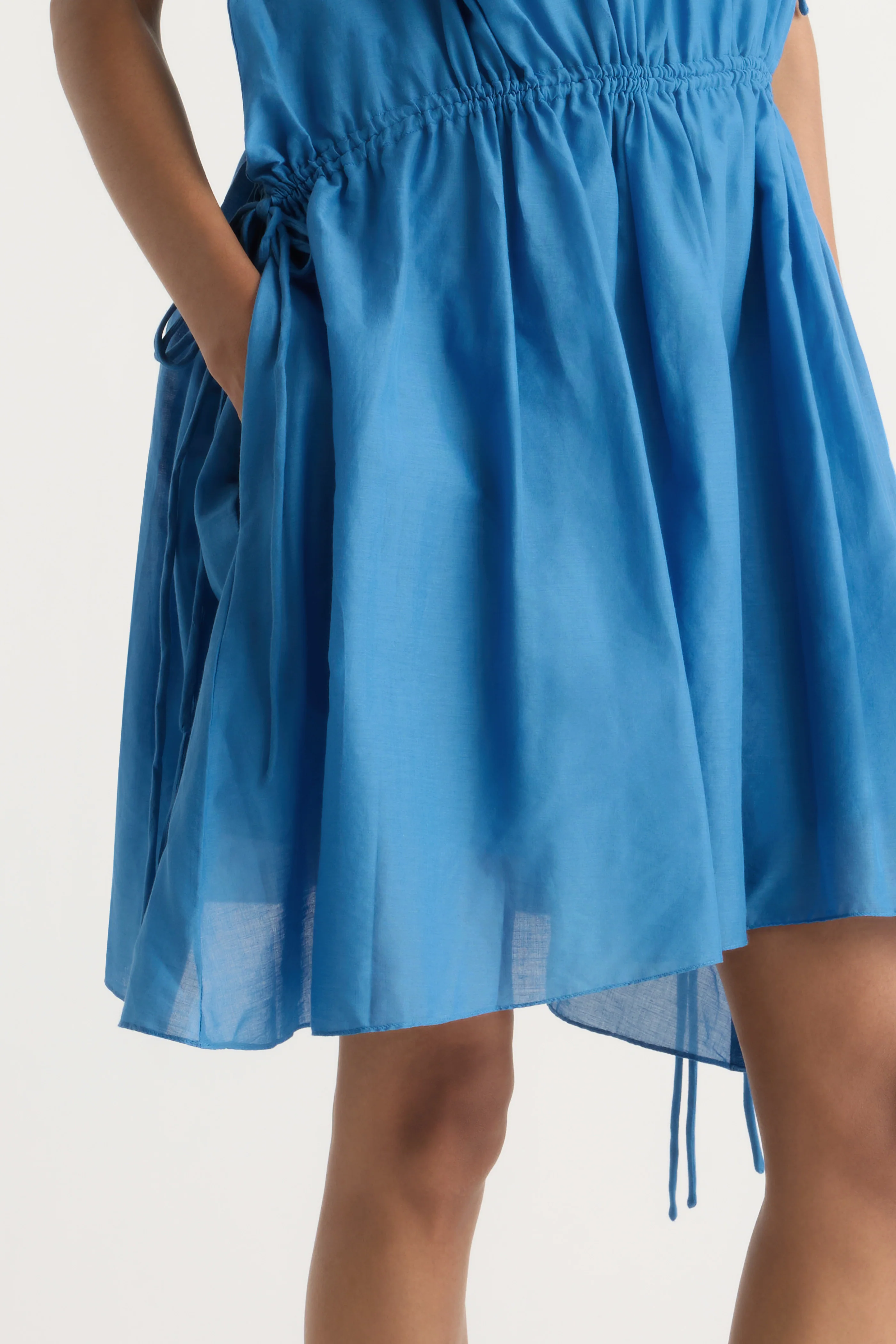 Akemi Tie-Shoulder Organic Cotton Dress - Image 4