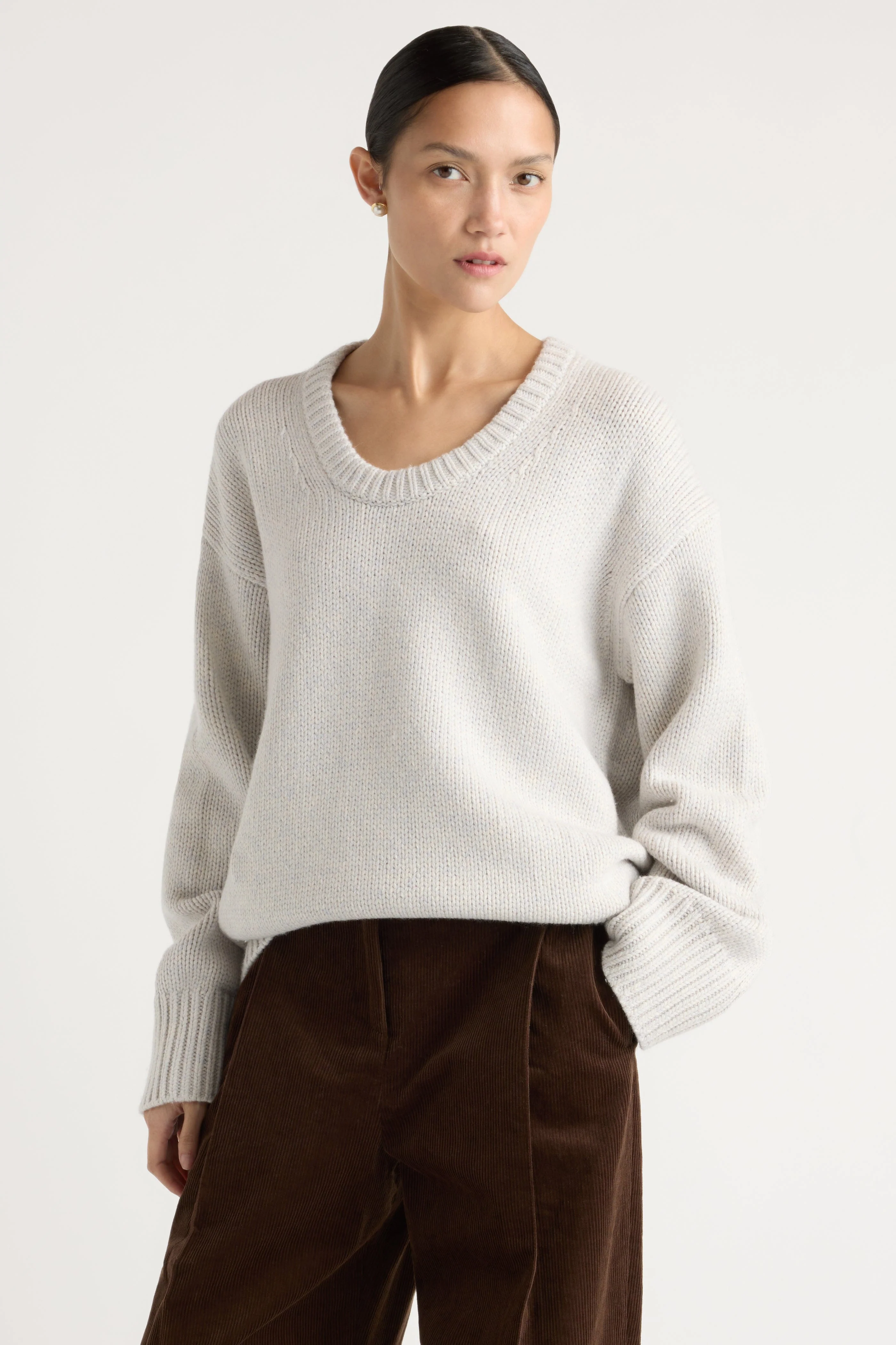 Archie Deep U-Neck Sweater - Image 2
