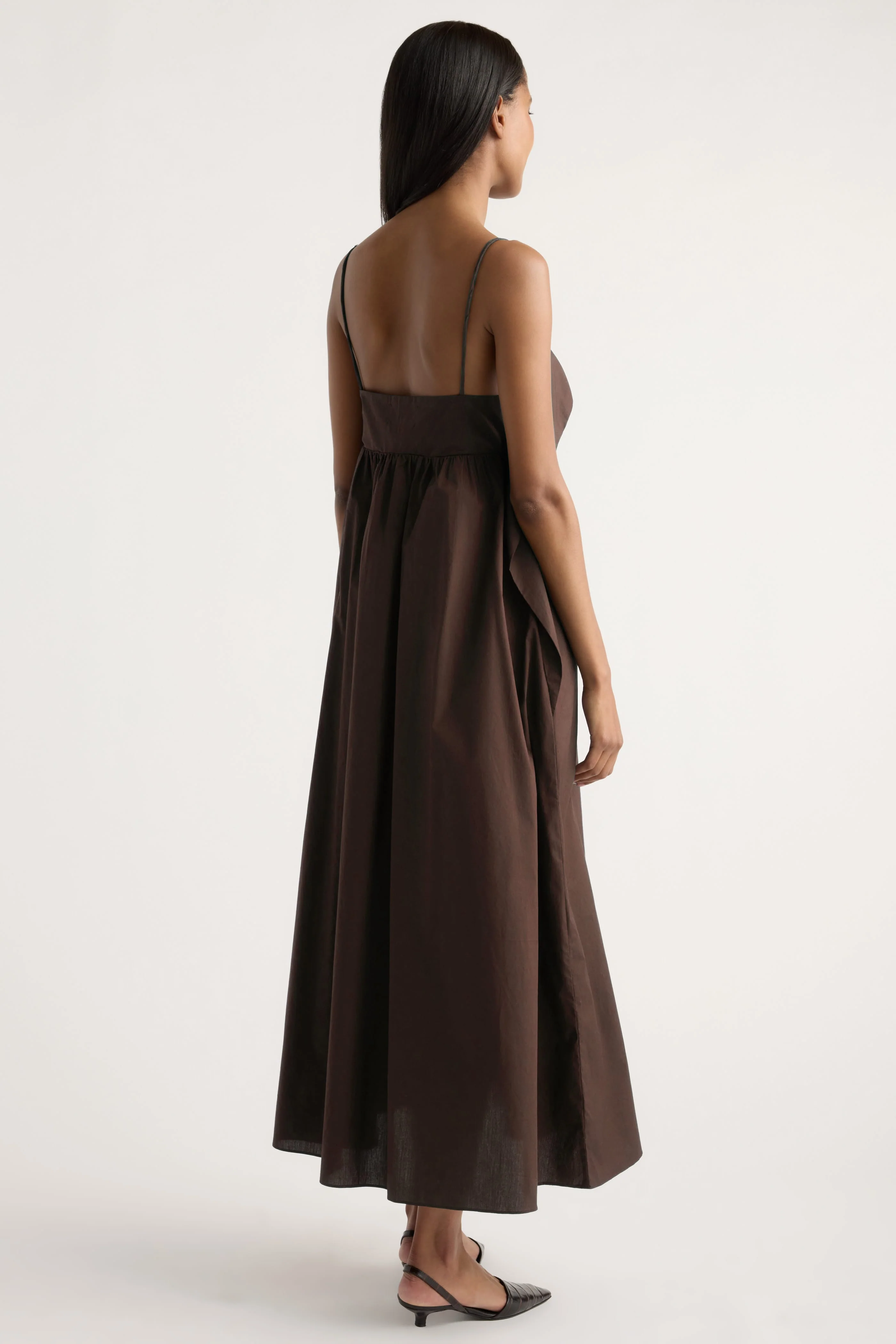 Astrid Organic Cotton Foldover Dress - Image 6