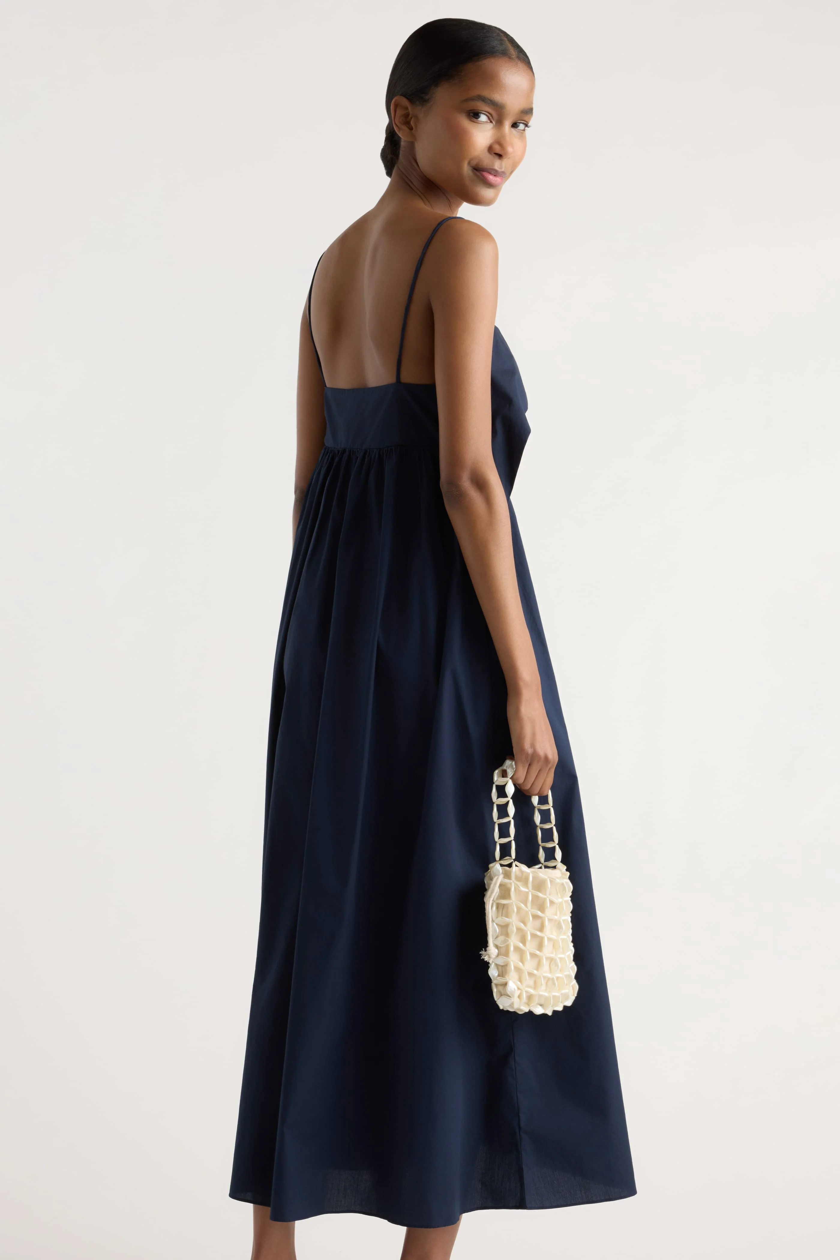 Astrid Organic Cotton Foldover Dress - Image 5
