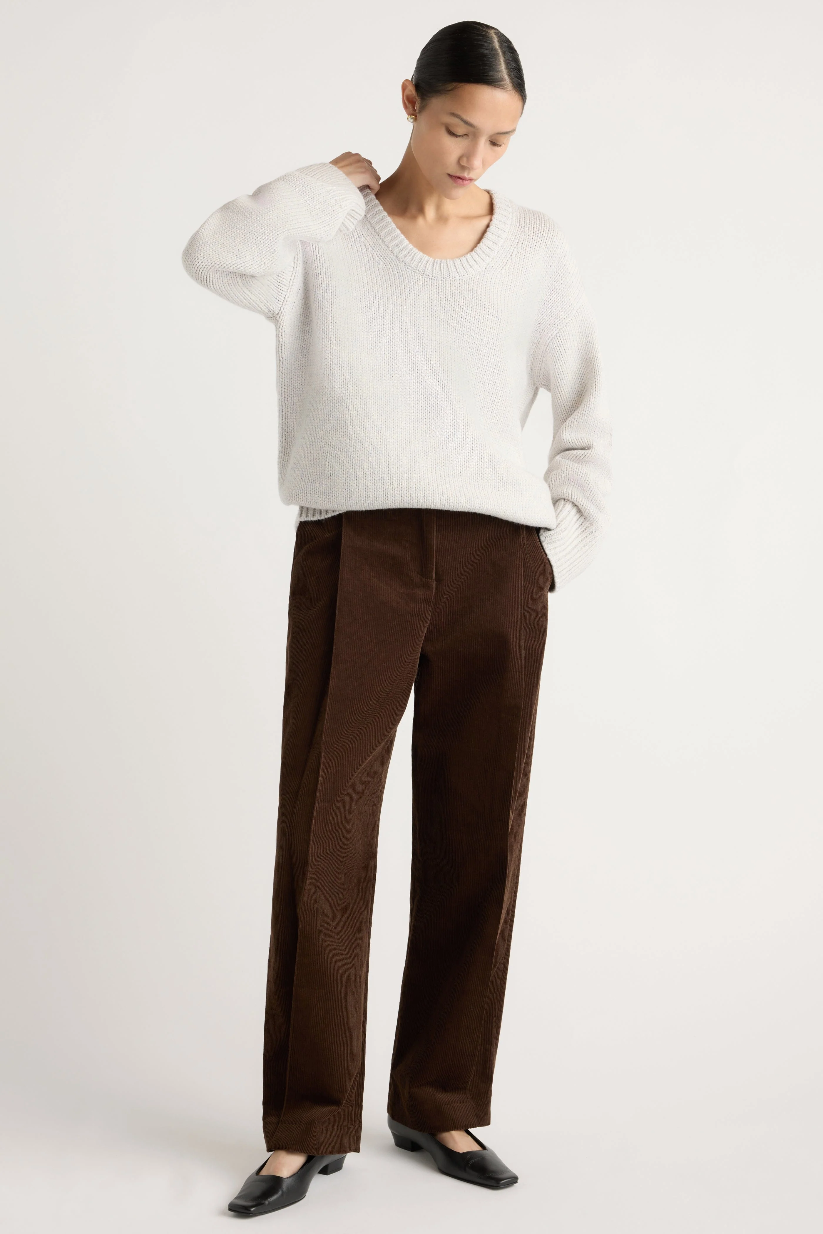Austino Corduroy Barrel-Leg Pant - Image 4