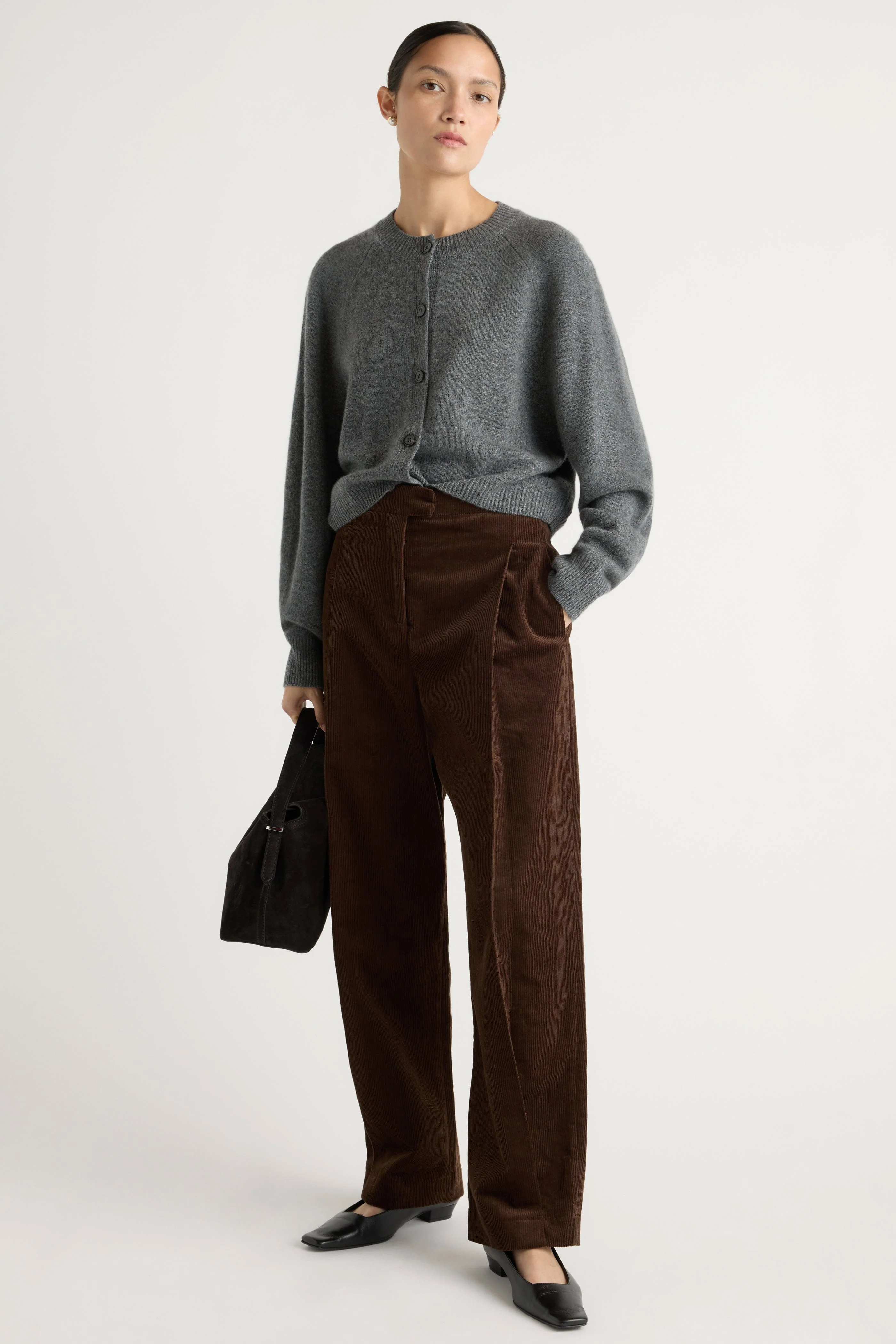 Austino Corduroy Barrel-Leg Pant - Image 5