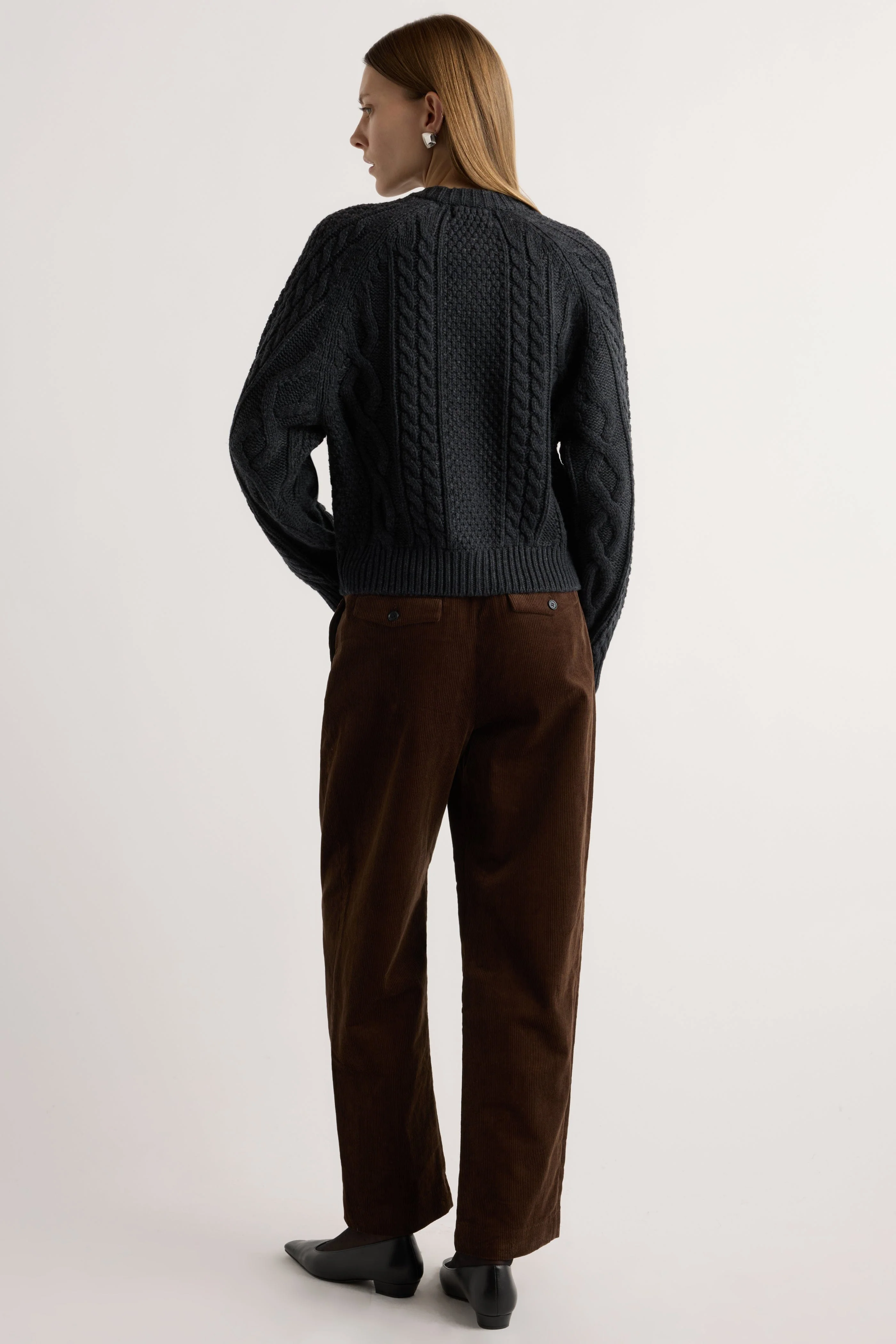 Austino Corduroy Barrel-Leg Pant - Image 8