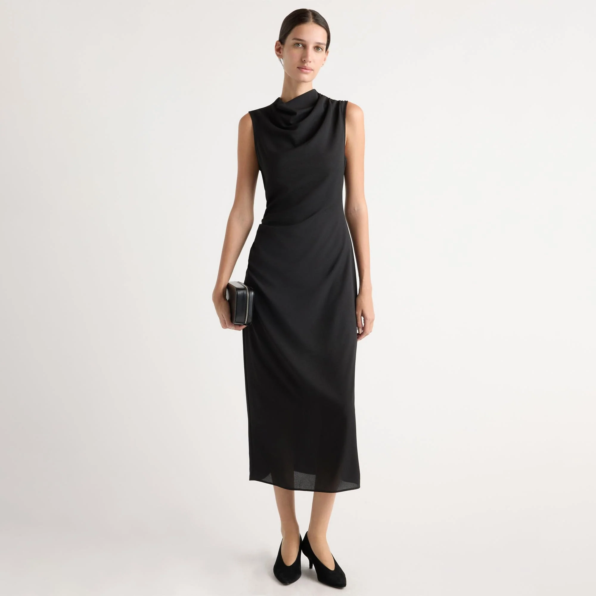 Ayelet Gathered-Neck Dress