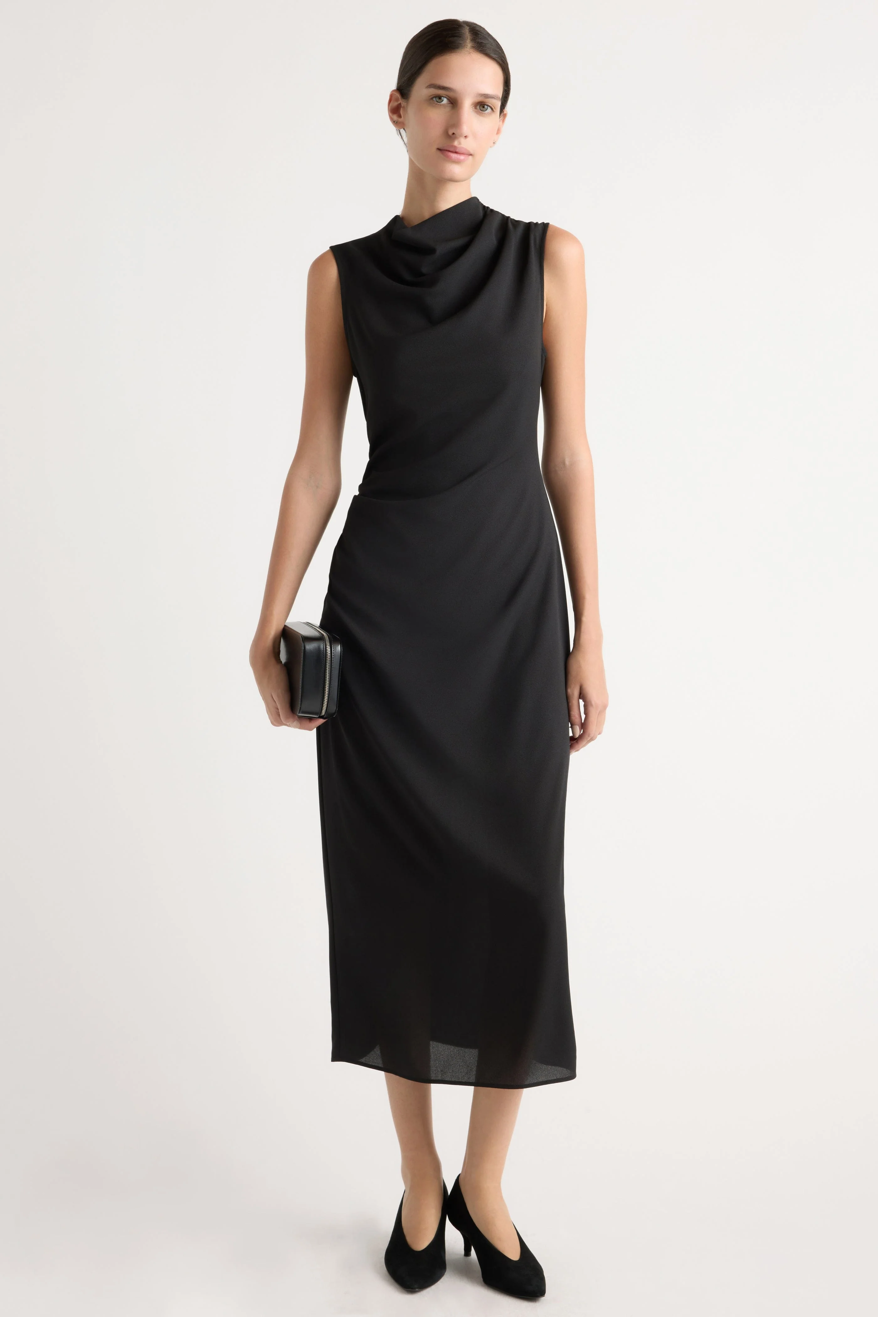 Ayelet Gathered-Neck Dress - Image 2