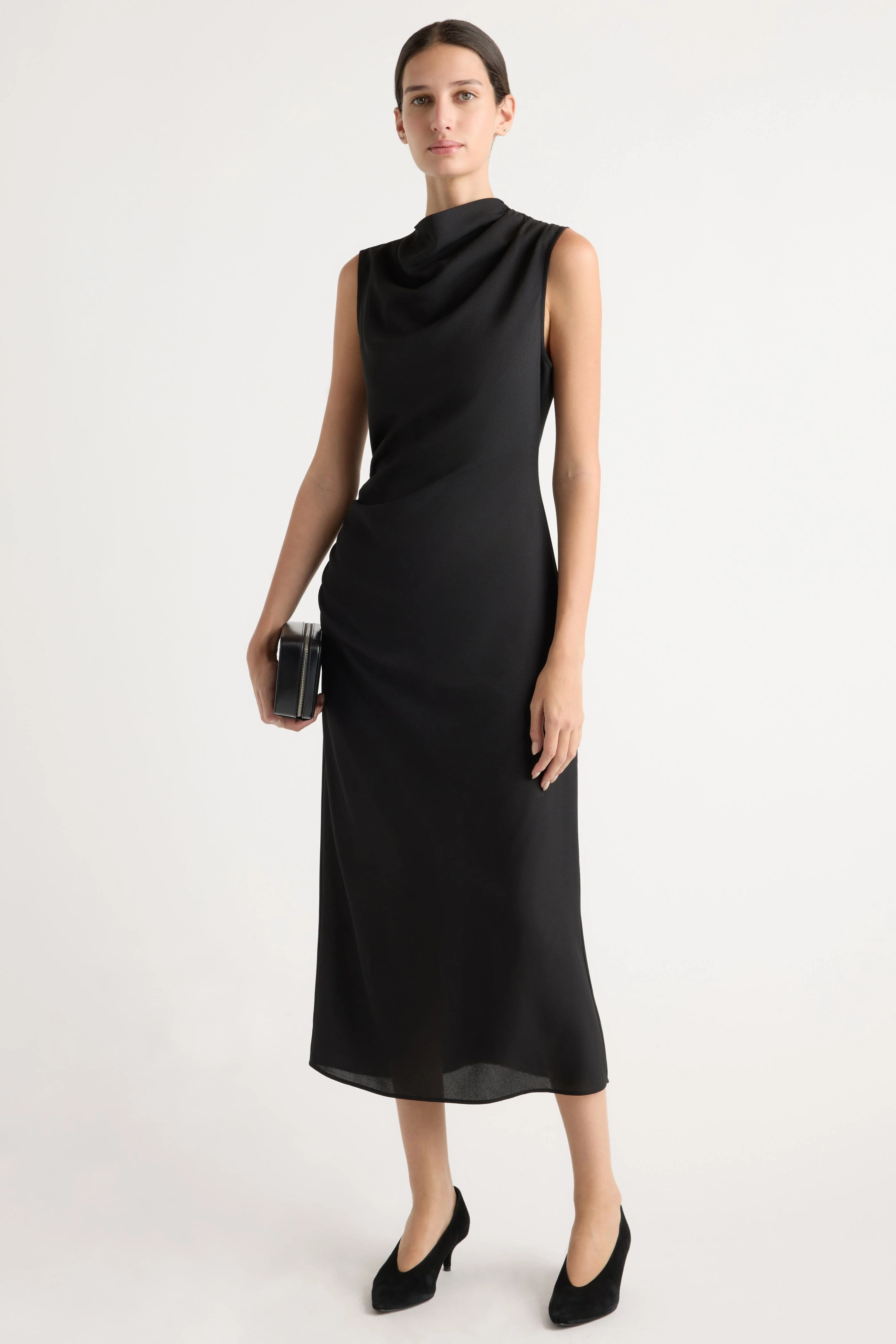 Ayelet Gathered-Neck Dress - Image 4