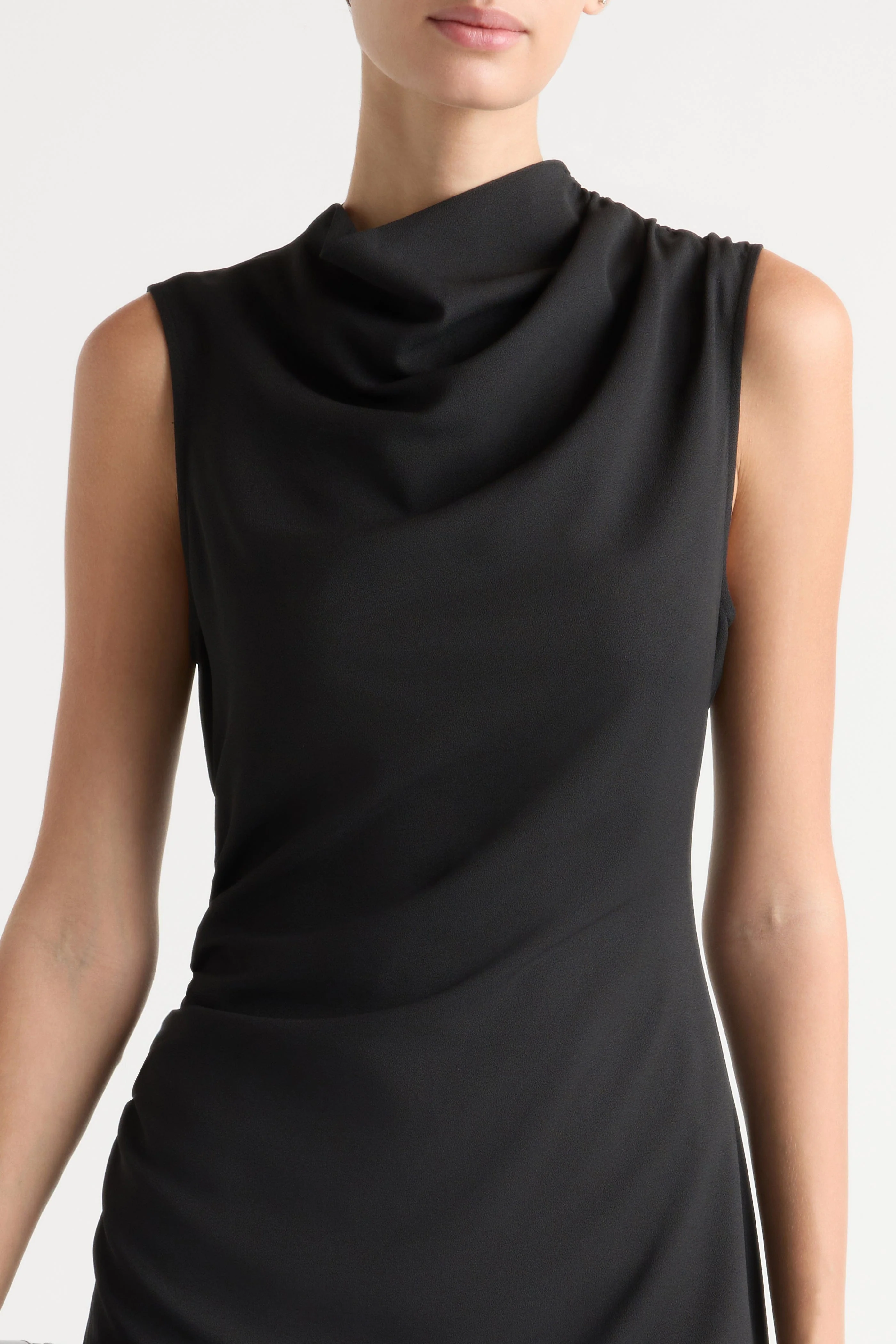 Ayelet Gathered-Neck Dress - Image 5