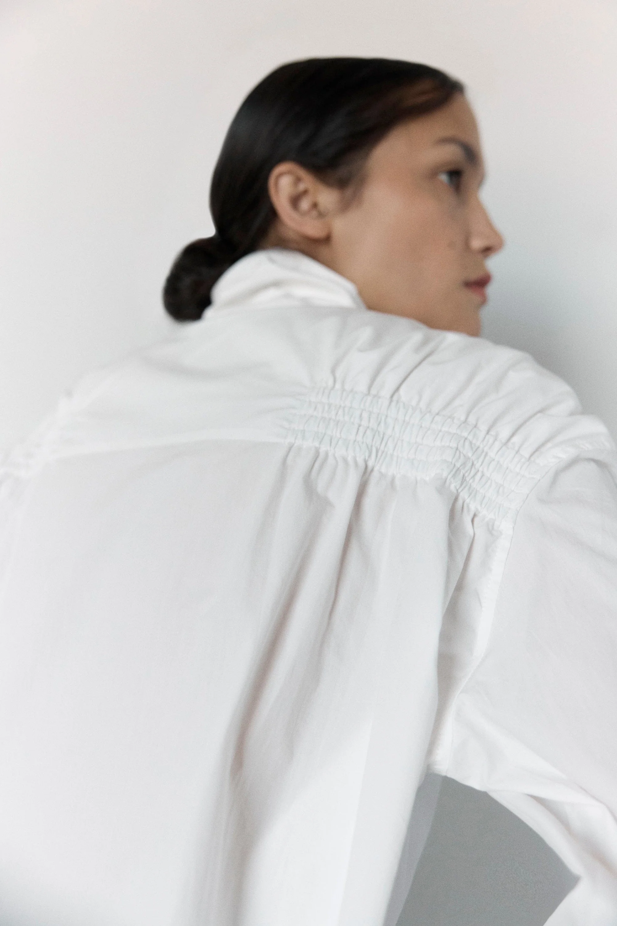 Baylor Cotton Back-Detail Tunic Blouse - Image 10