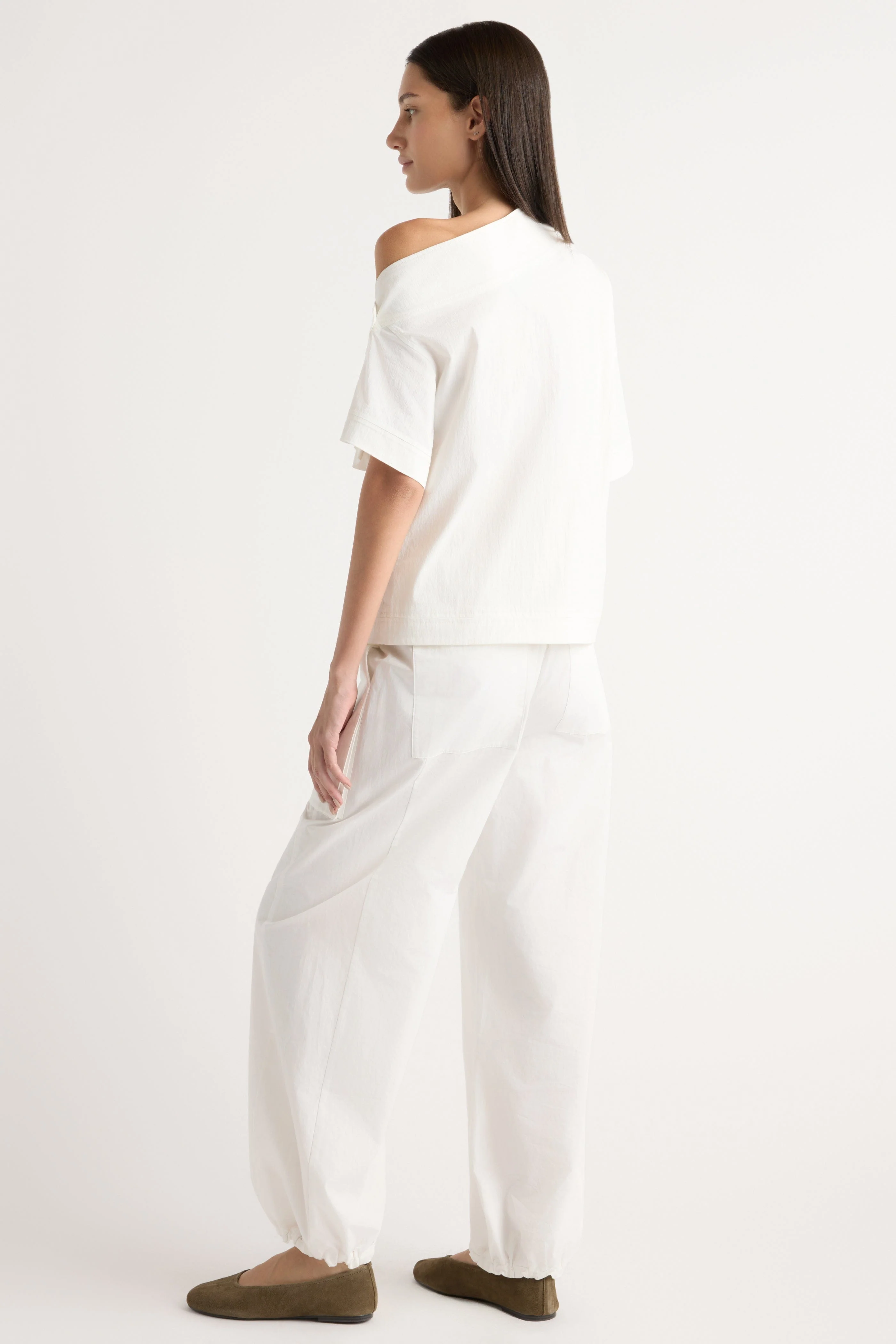 Bekah Exposed-Pocket Cotton Pant - Image 6