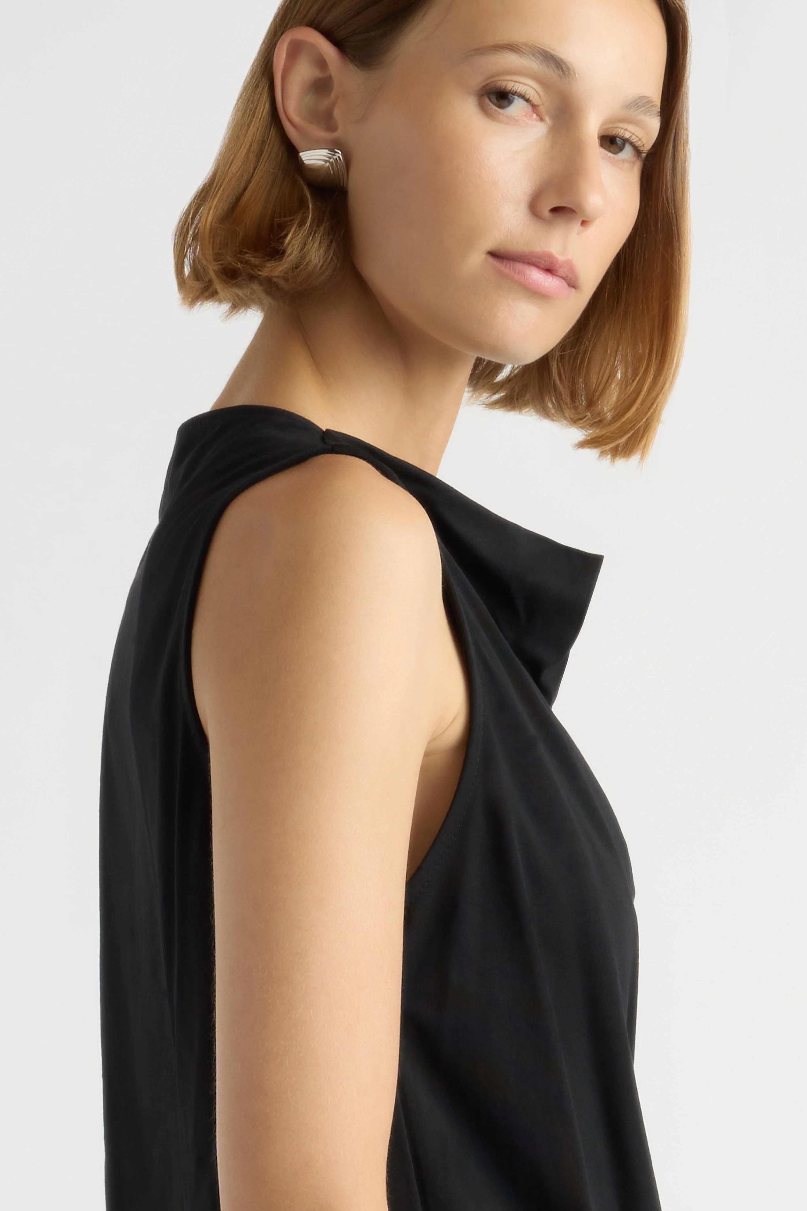 Carissa Relaxed Cowl-Neck Tank - Image 5