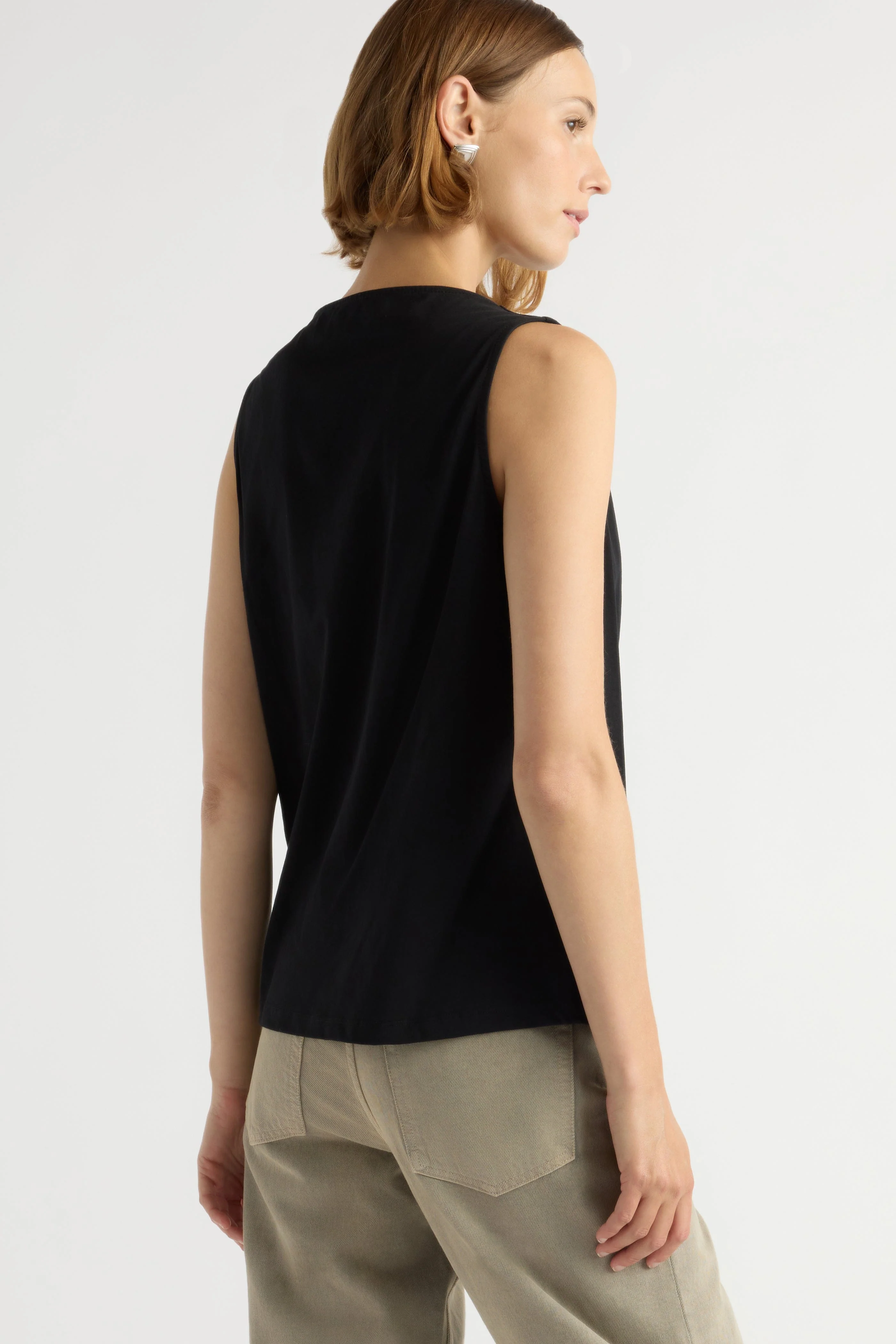 Carissa Relaxed Cowl-Neck Tank - Image 6