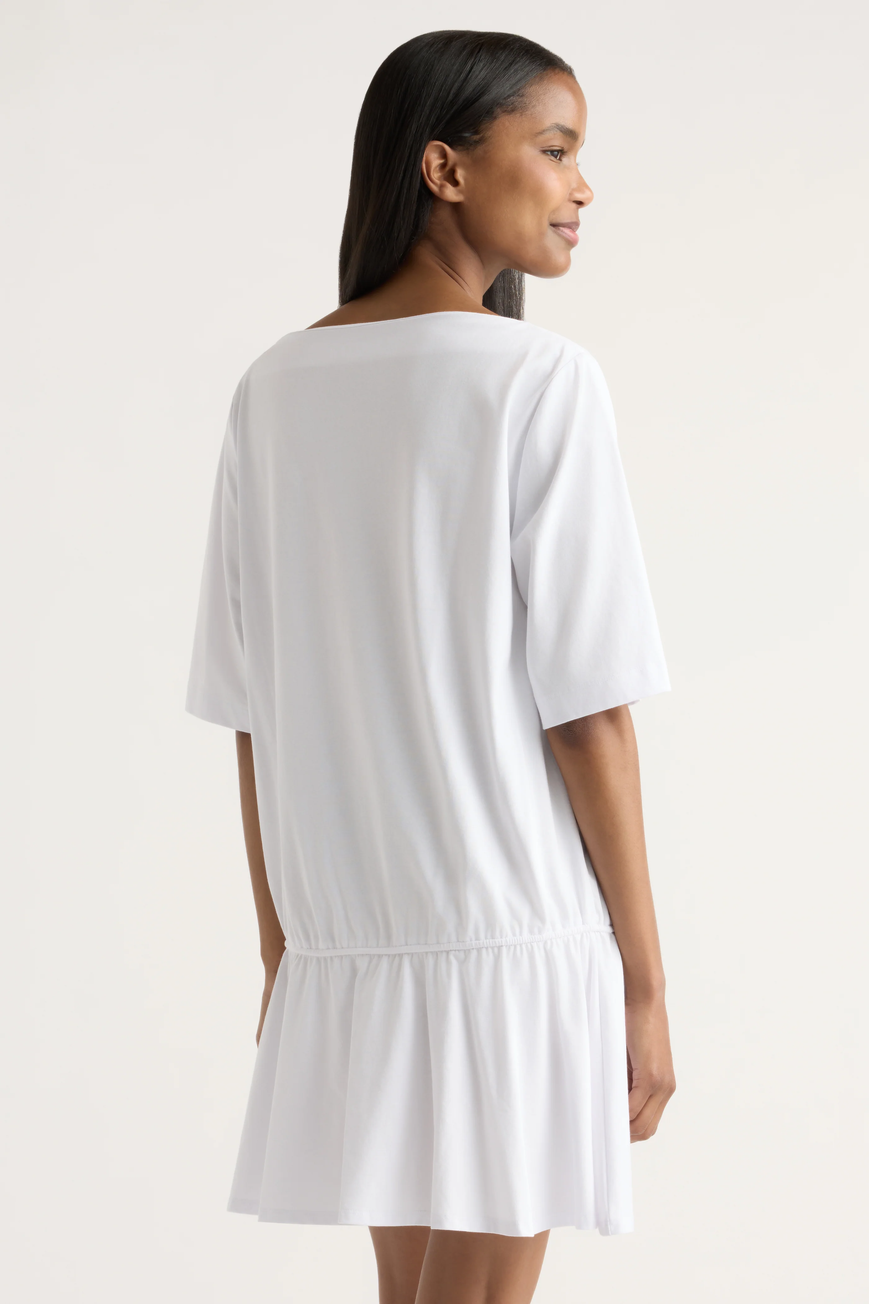 Caro Cinchable T-Shirt Dress - Image 4