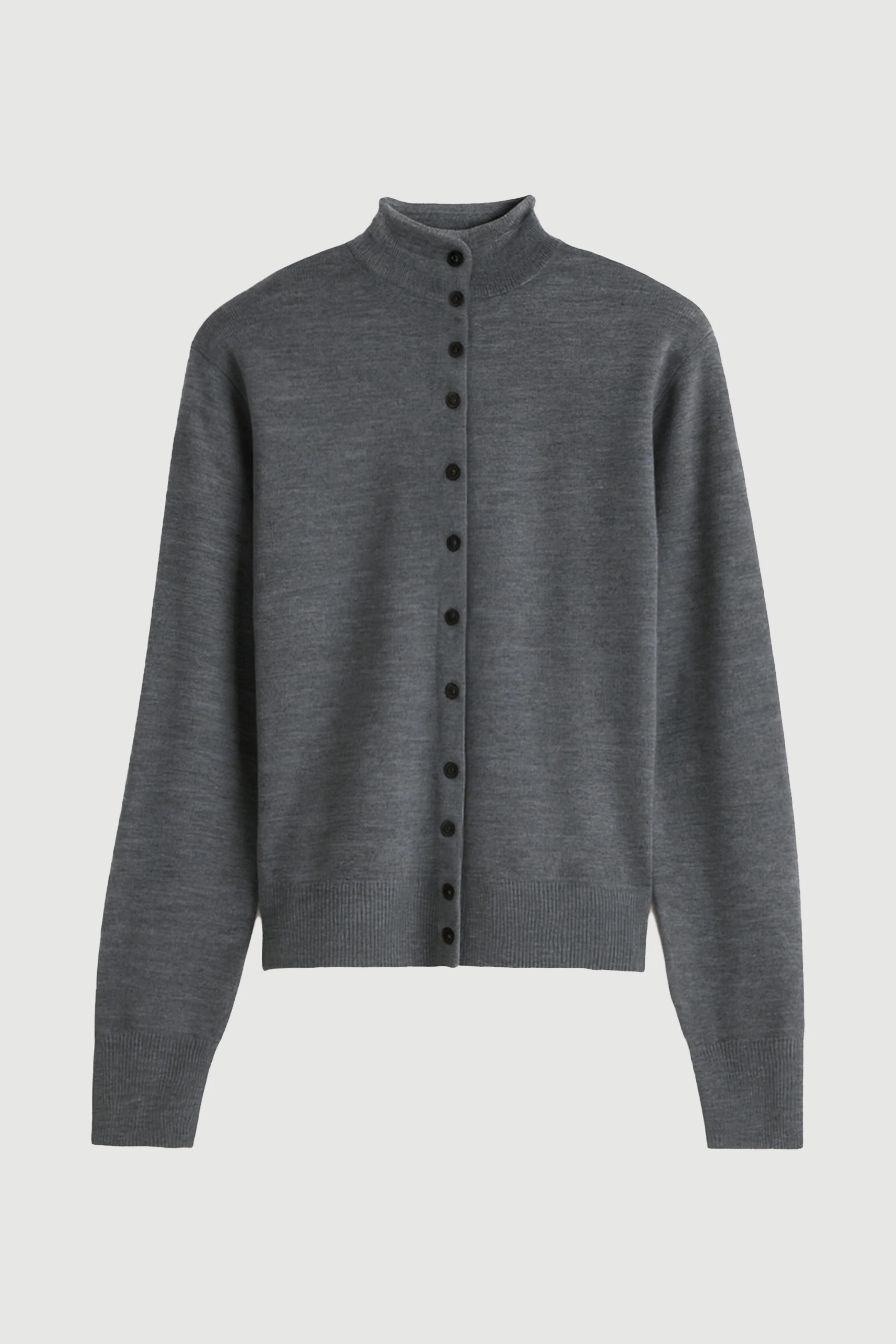 Charlee Lightweight Wool Button Cardigan - Image 8
