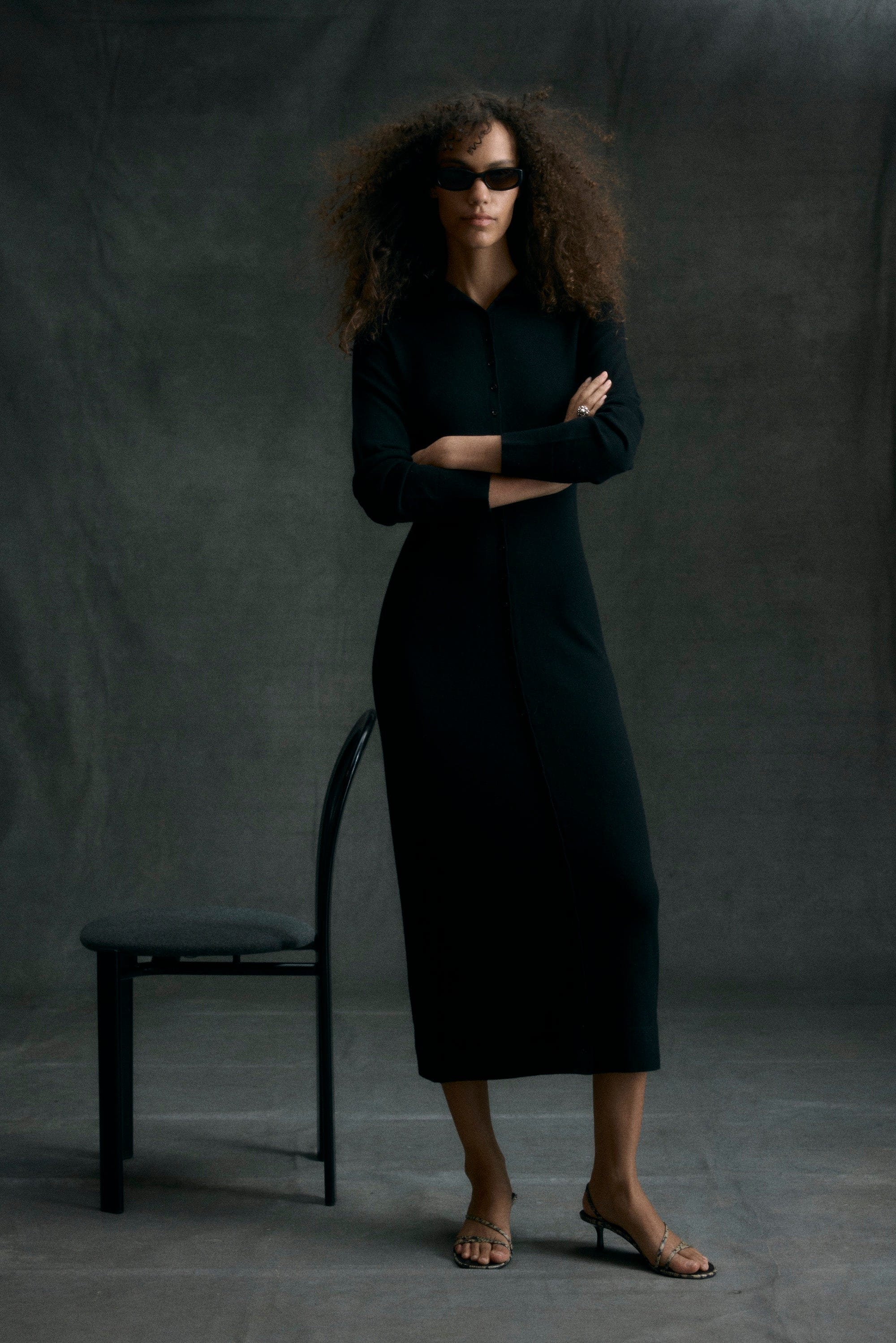 Charu Wool Button Maxi Dress - Image 8