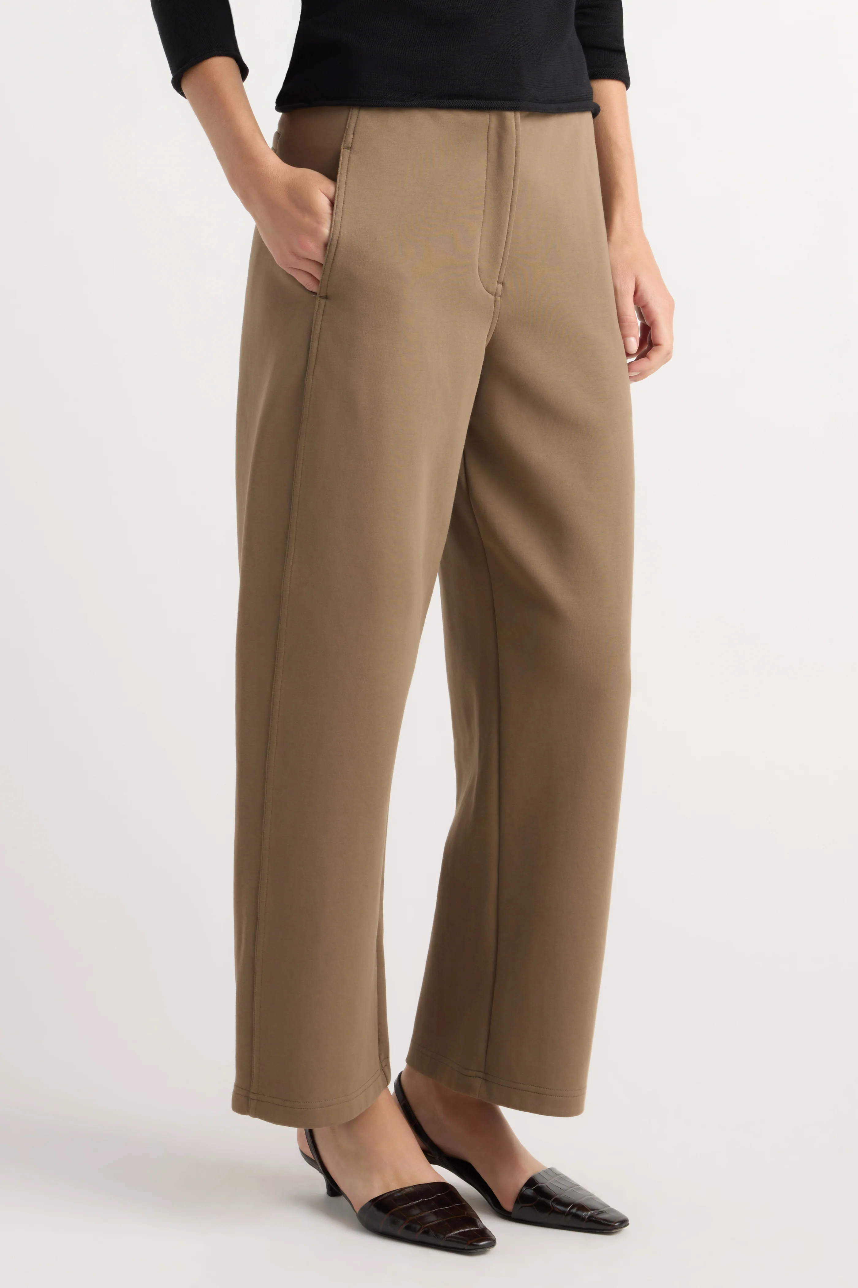 Chase Stretch-Waist Scuba Barrel-Leg Pant - Image 3
