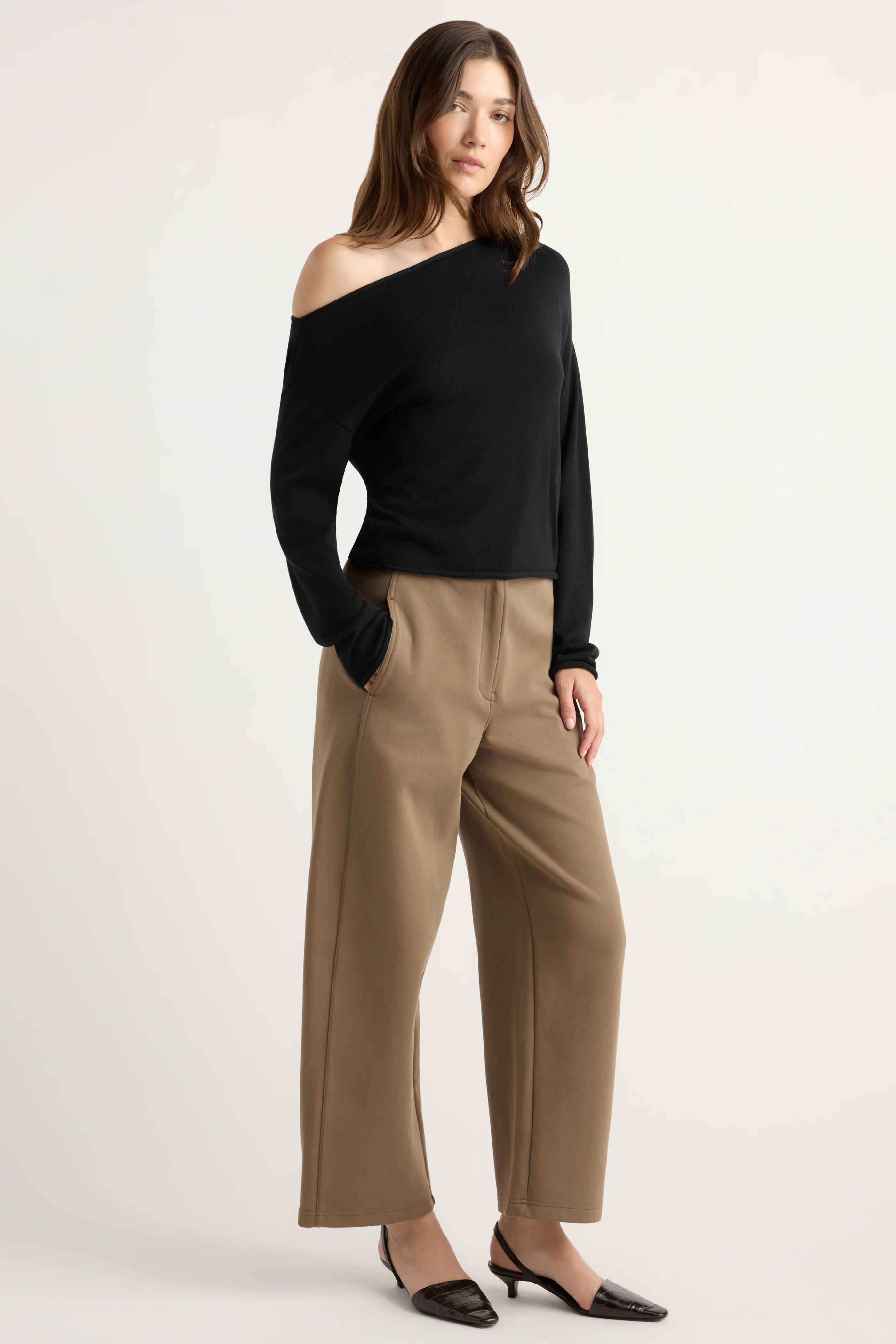 Chase Stretch-Waist Scuba Barrel-Leg Pant - Image 4