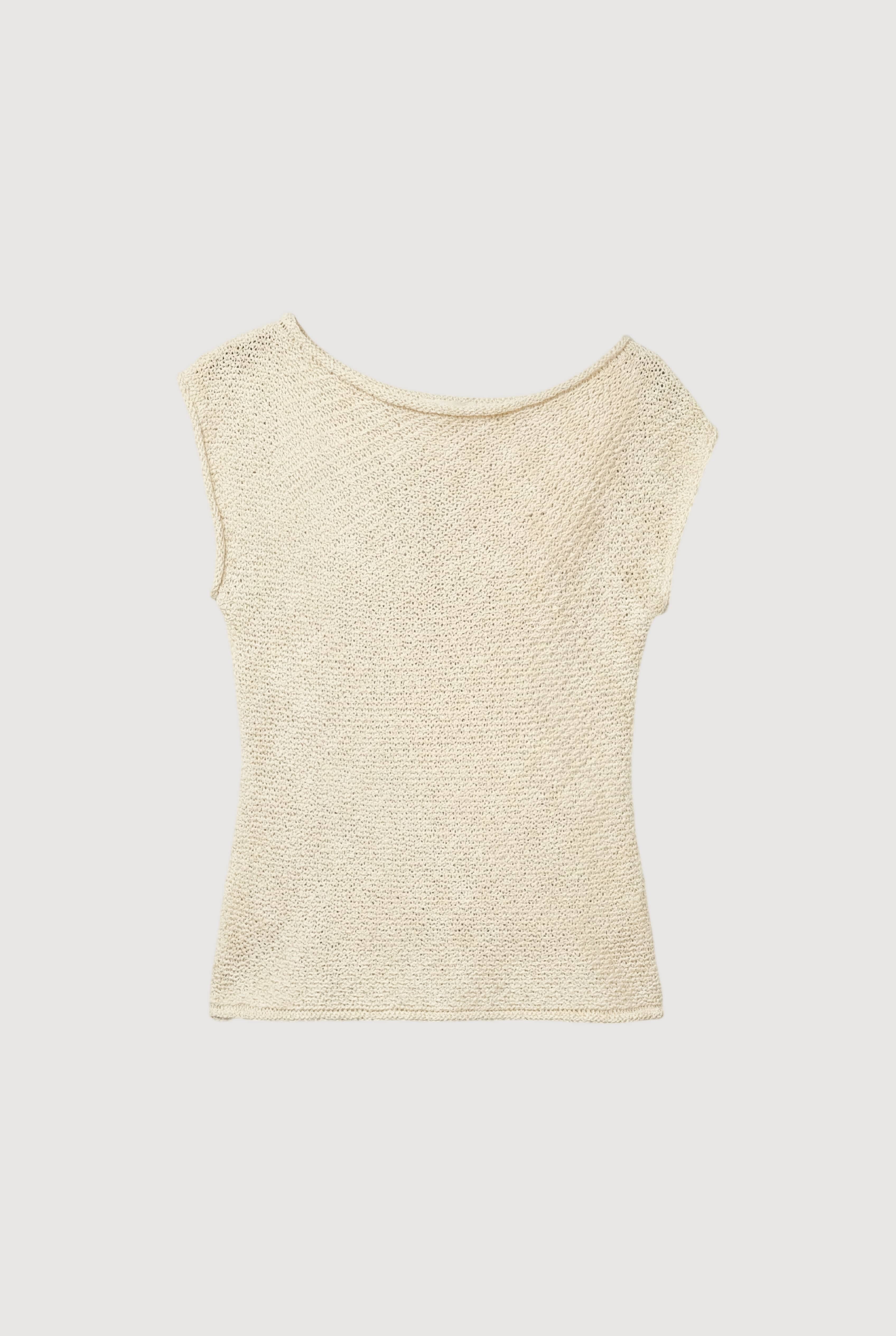 Chisa Textured Off-Shoulder Knit Top - Image 7