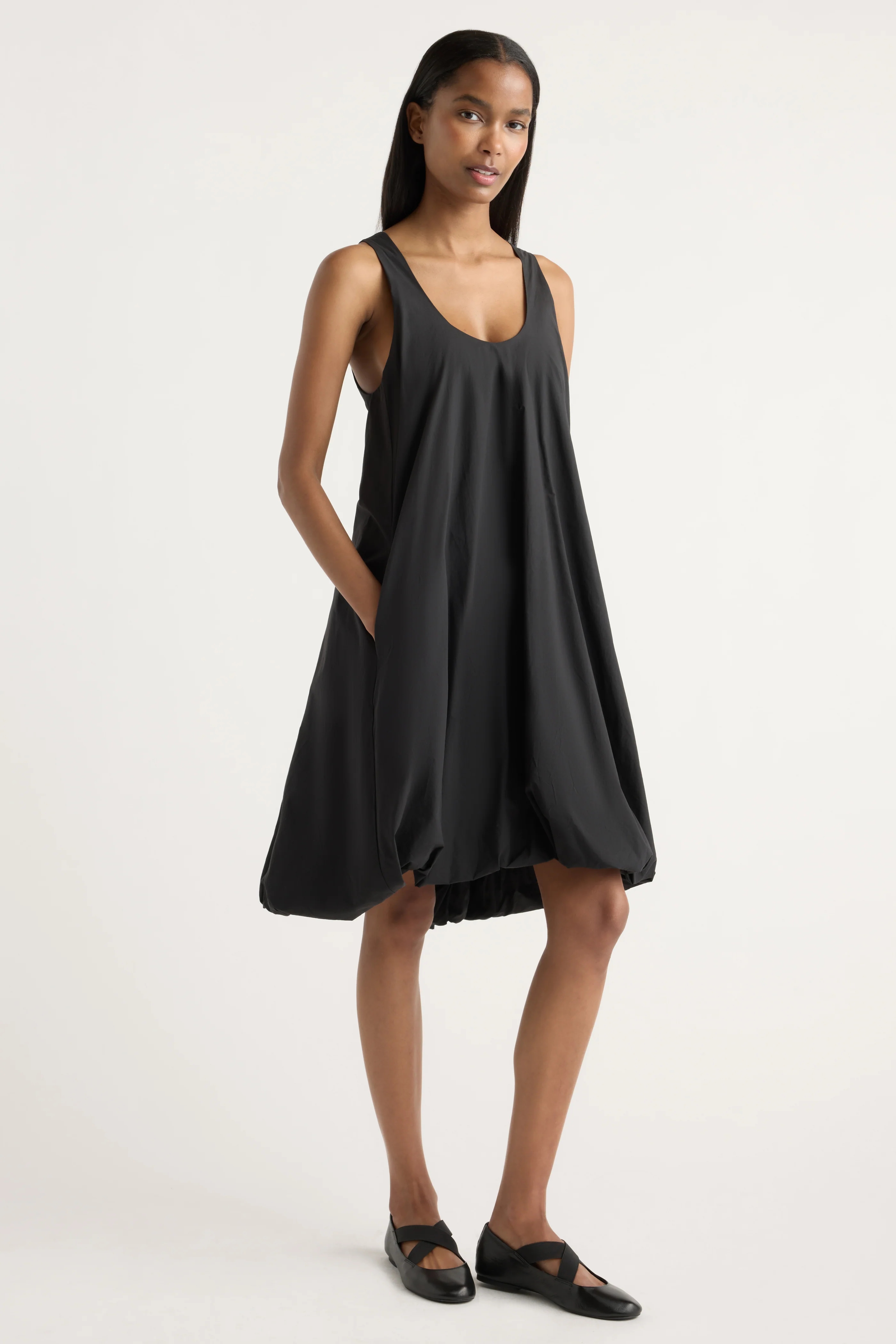 Cosima Hi-Lo Bubble-Hem Dress - Image 2