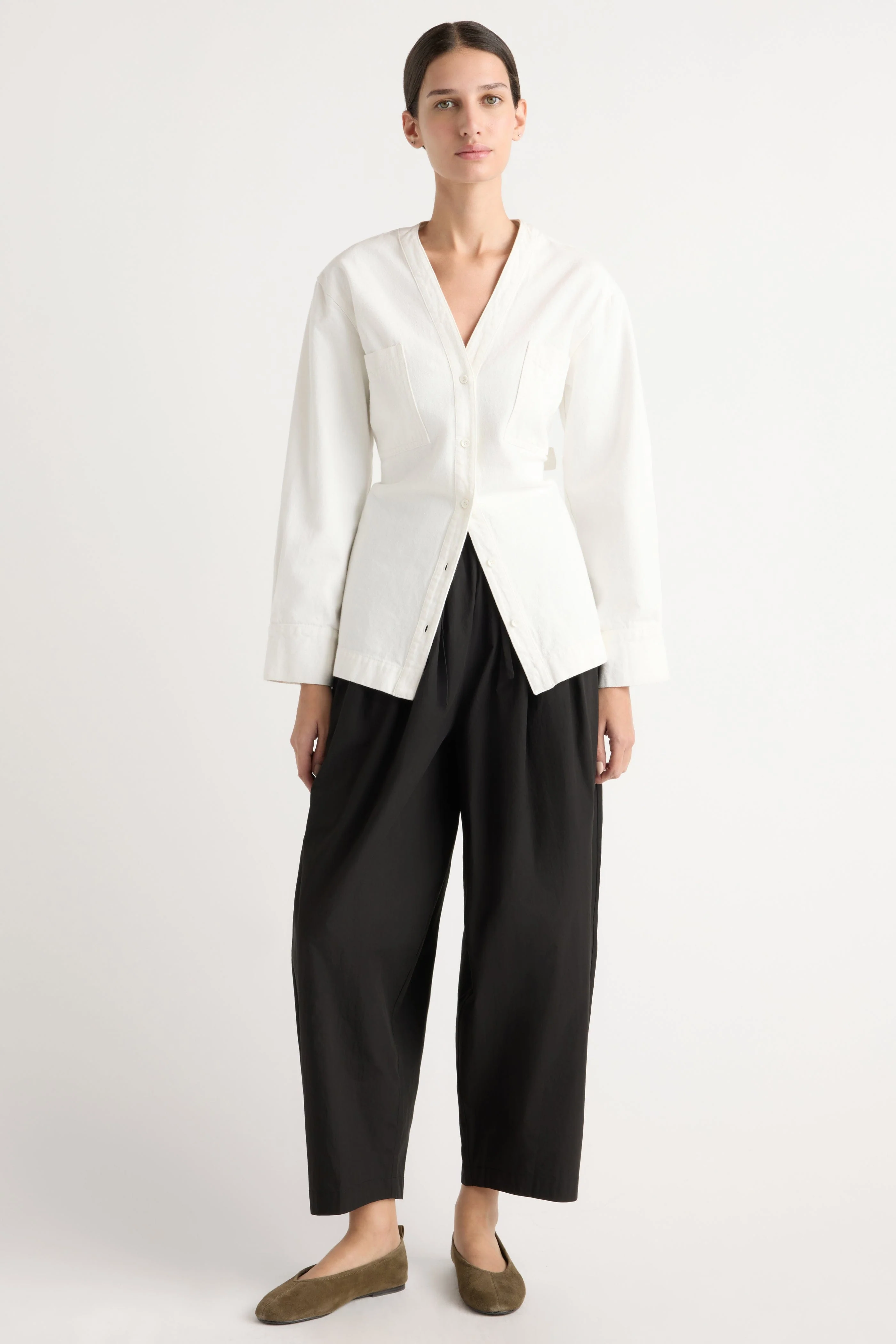 Dalma Wide-Leg Balloon Pant - Image 5