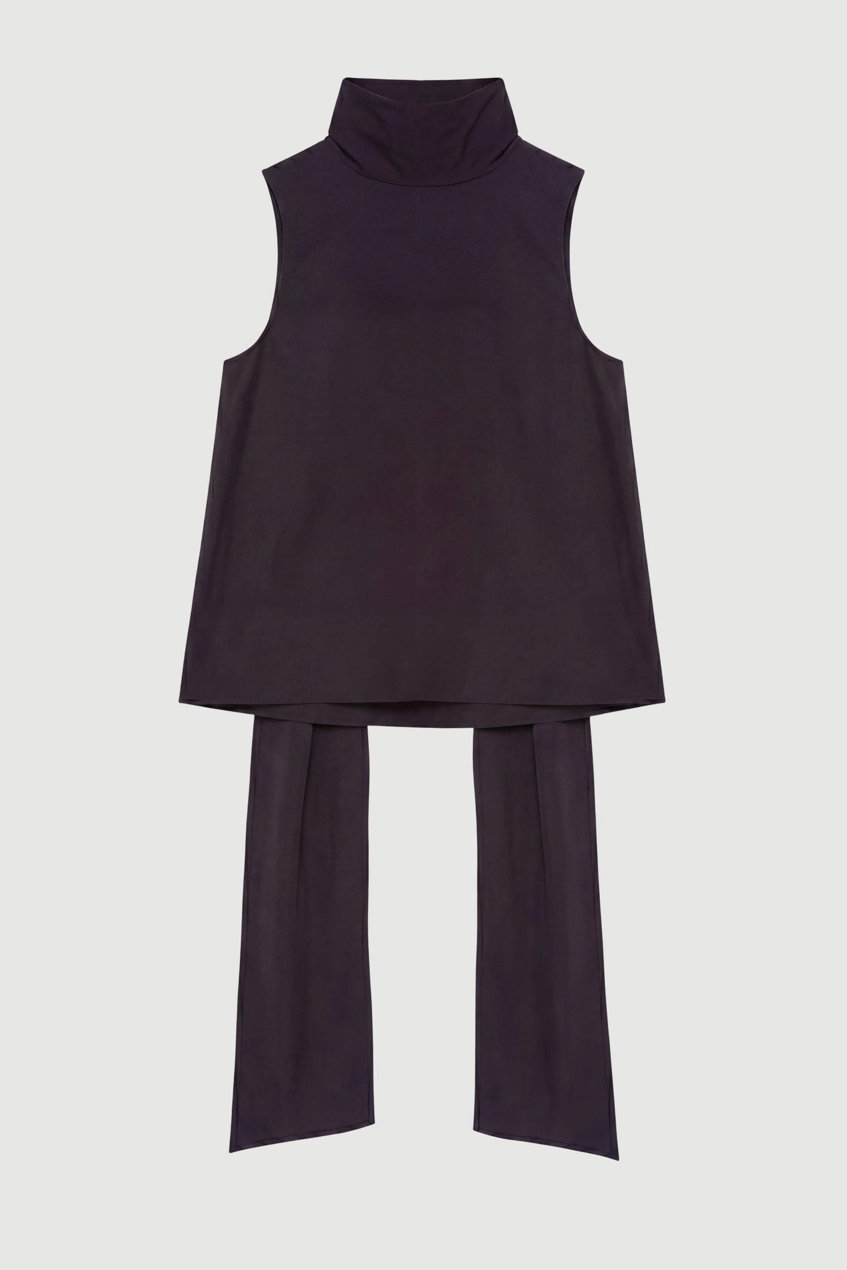 Dominika Drape Scarf-Neck Blouse - Image 9
