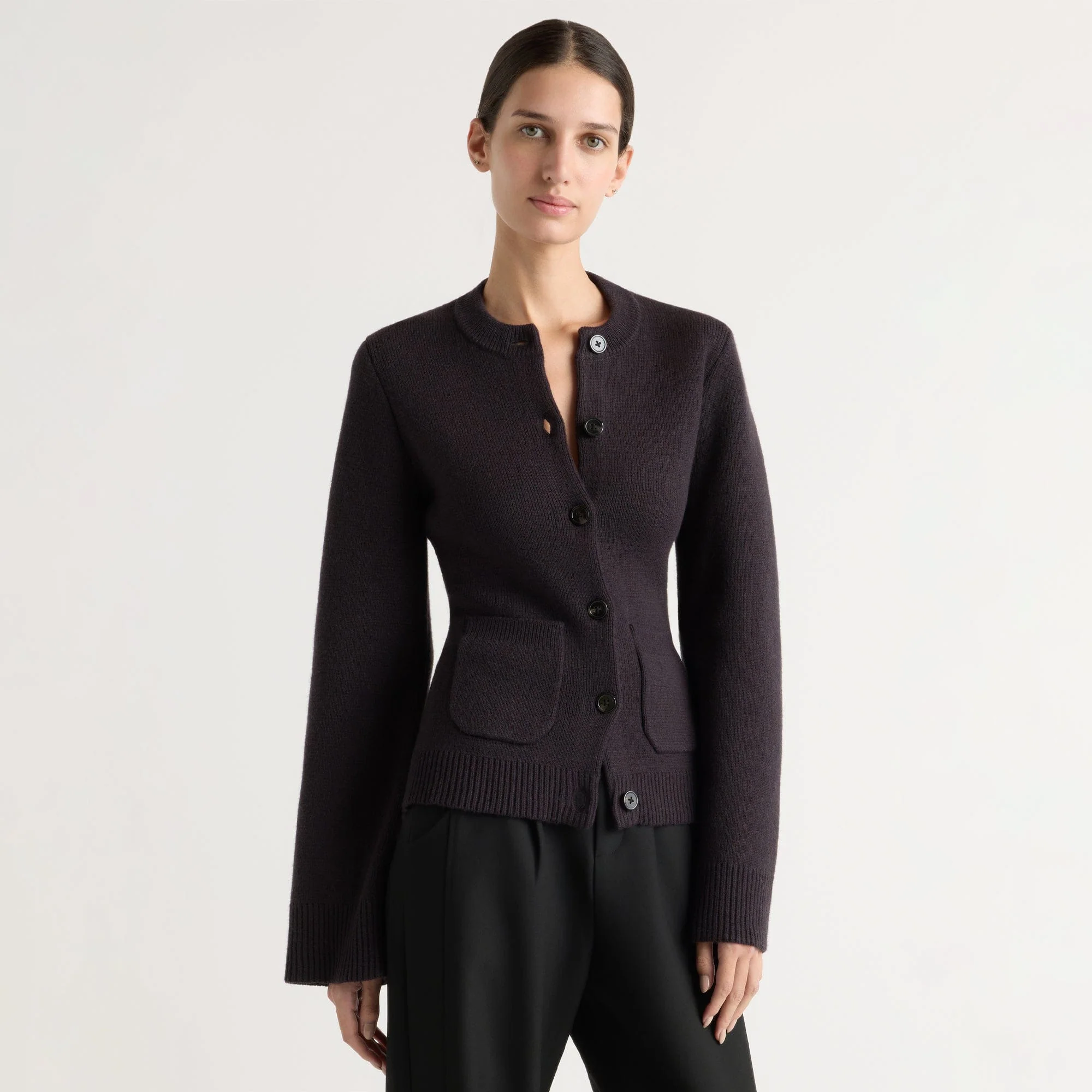 Eames Organic Cotton-Wool Cardigan