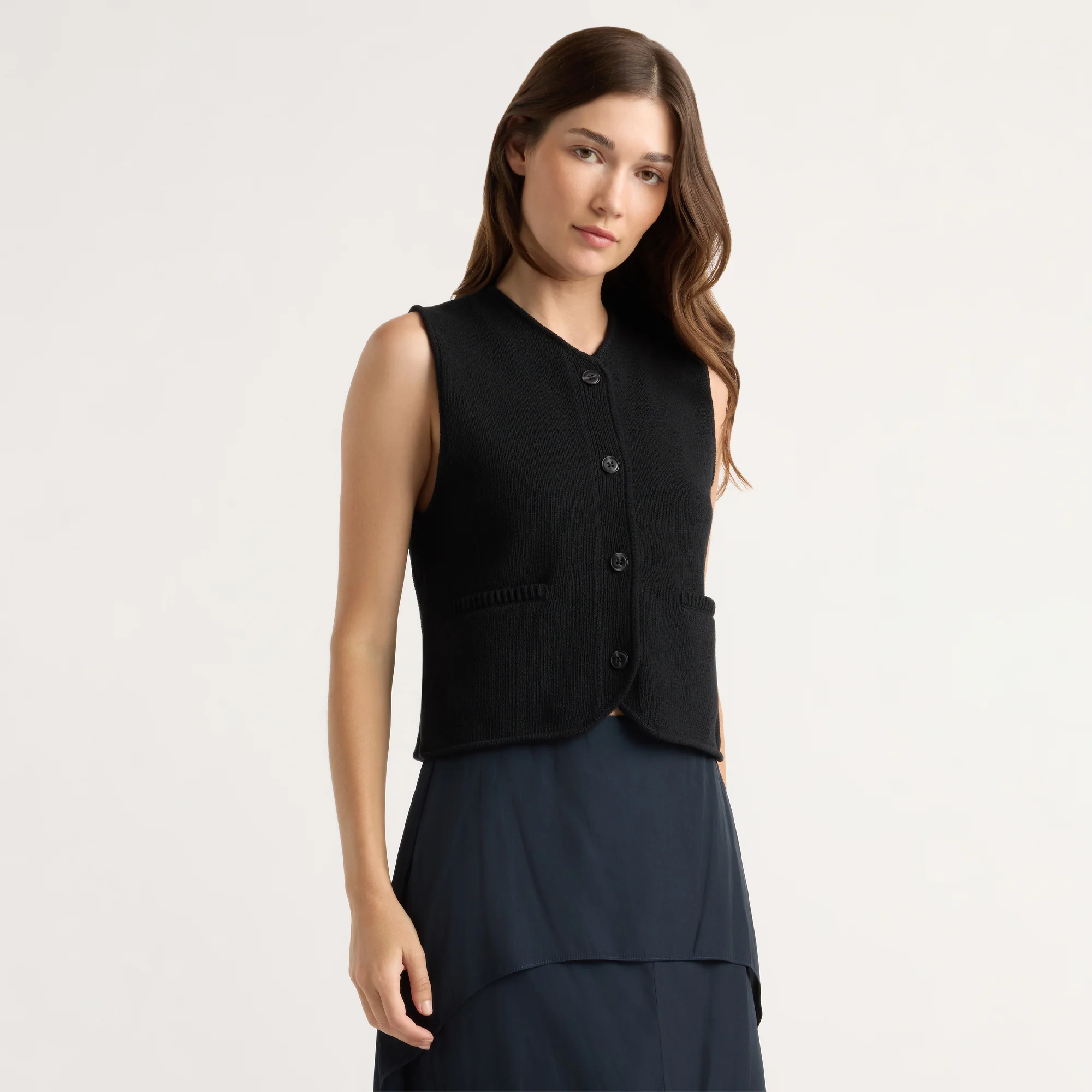 Elaine V-Neck Sweater Vest