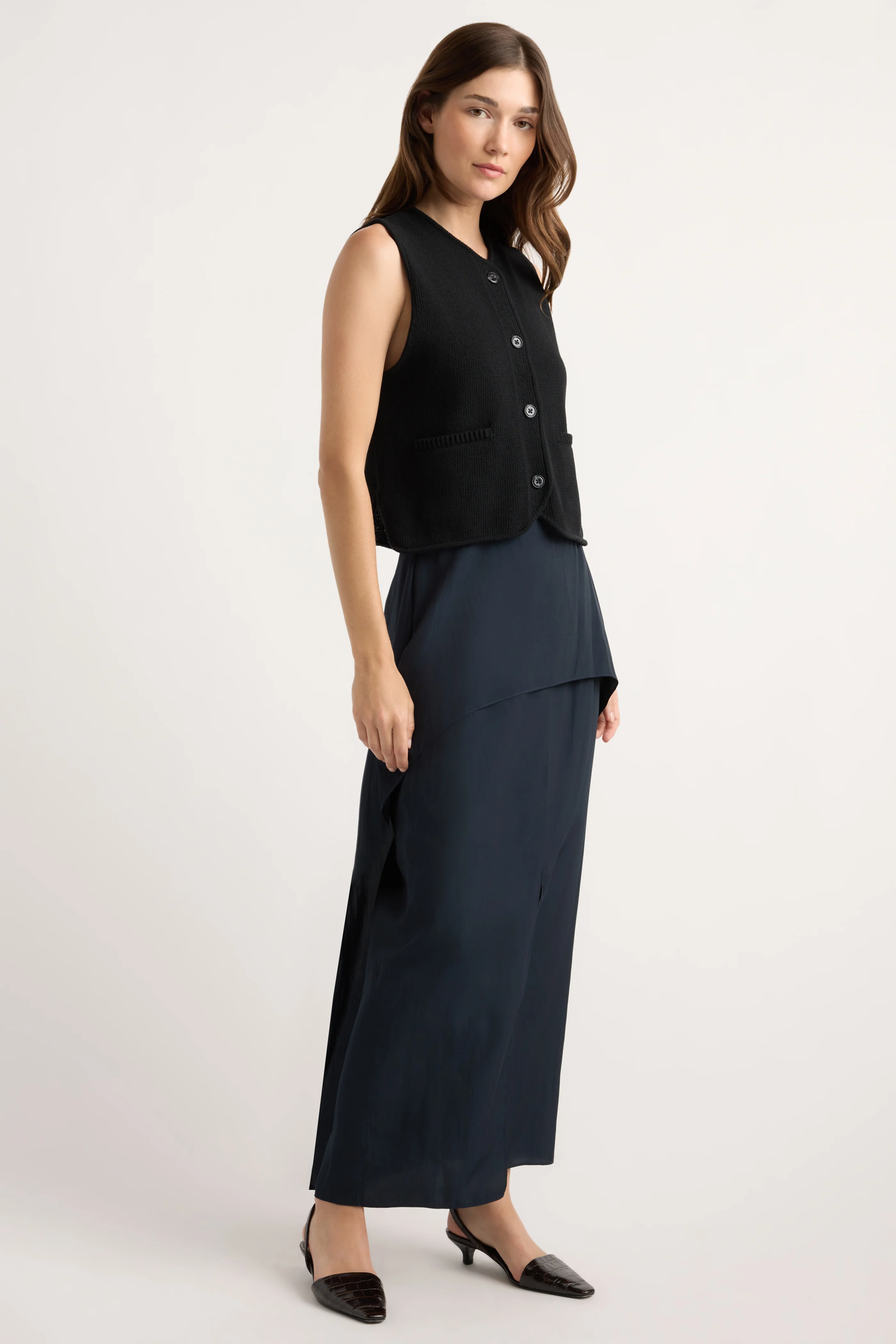 Elaine V-Neck Sweater Vest - Image 5