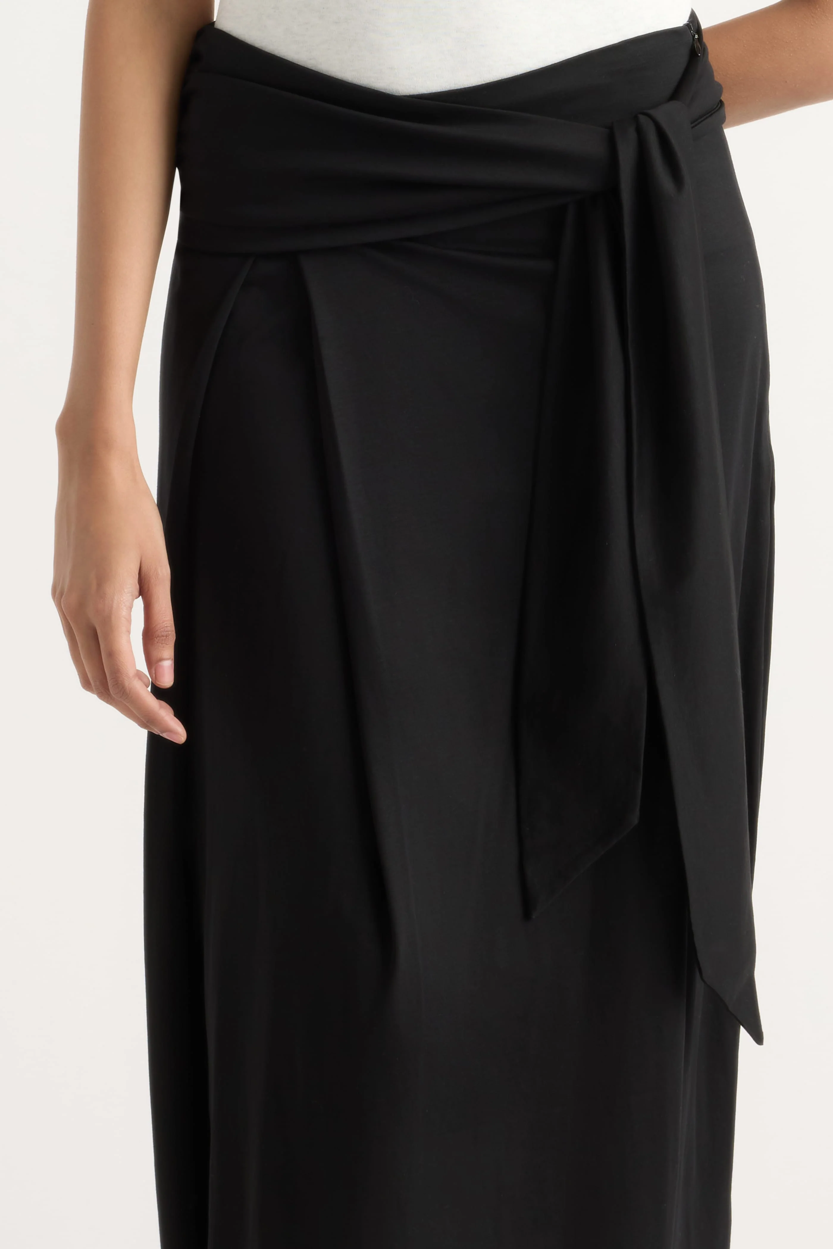 Elke Tie-Waist Maxi Skirt - Image 6