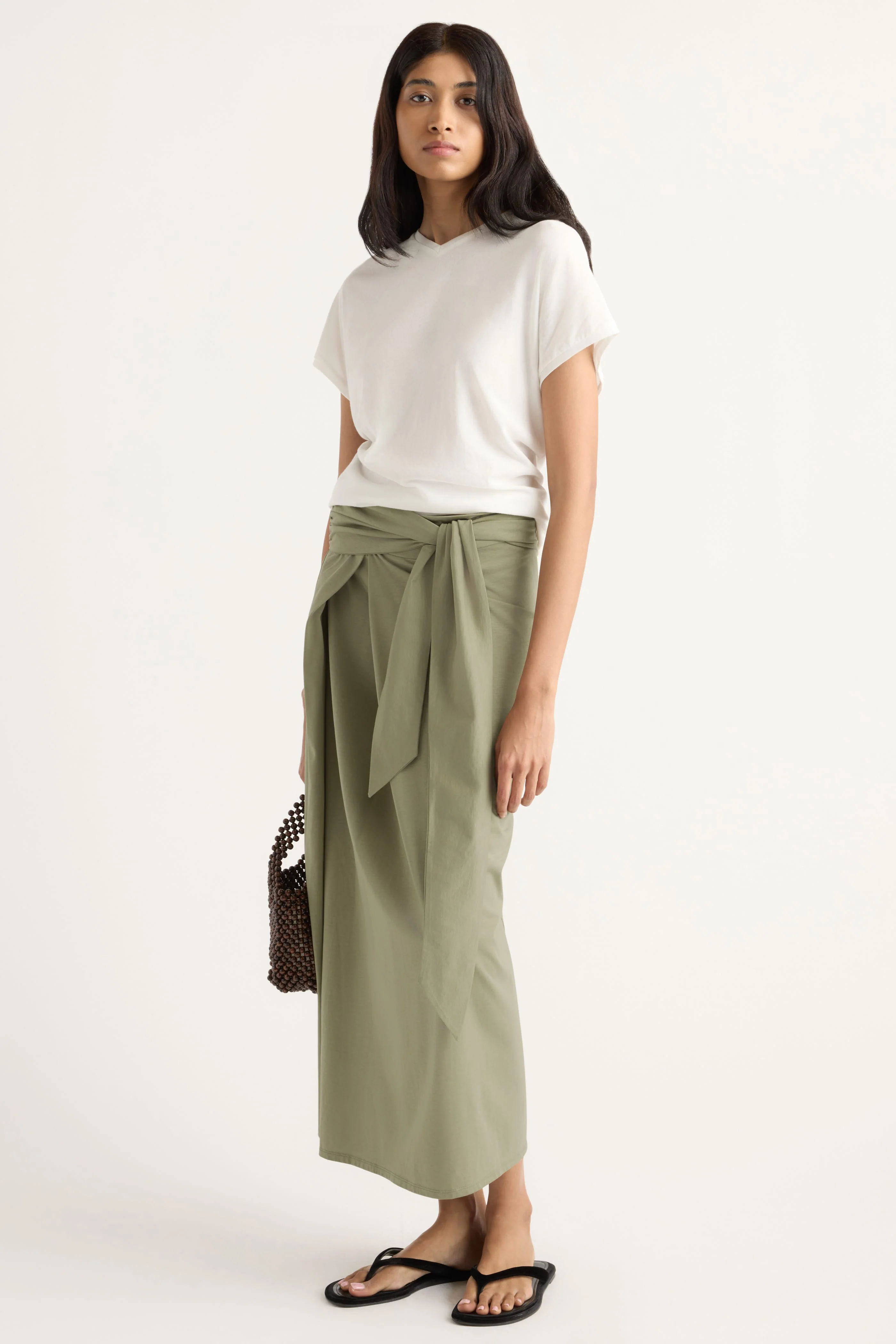Elke Tie-Waist Maxi Skirt - Image 5