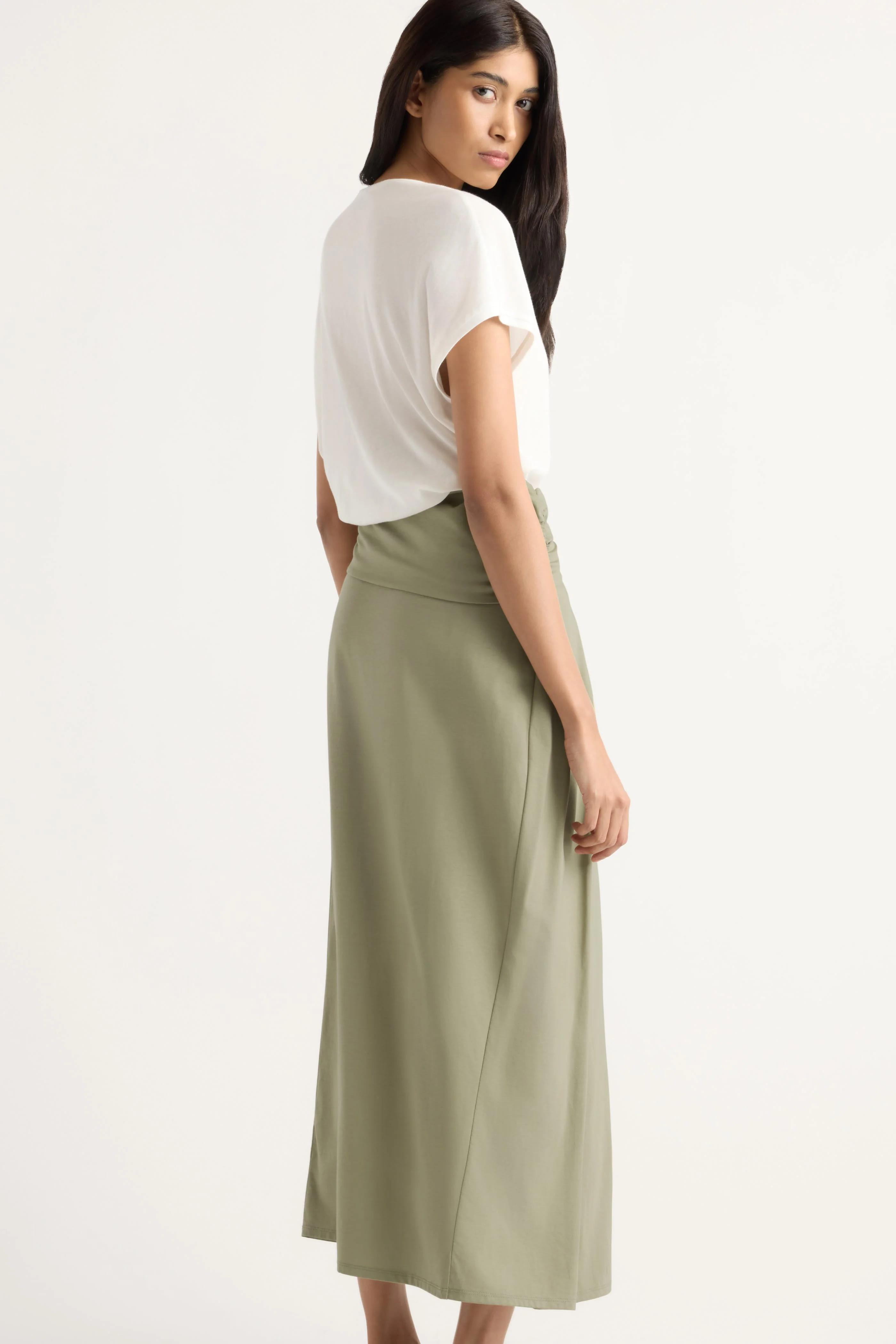 Elke Tie-Waist Maxi Skirt - Image 6