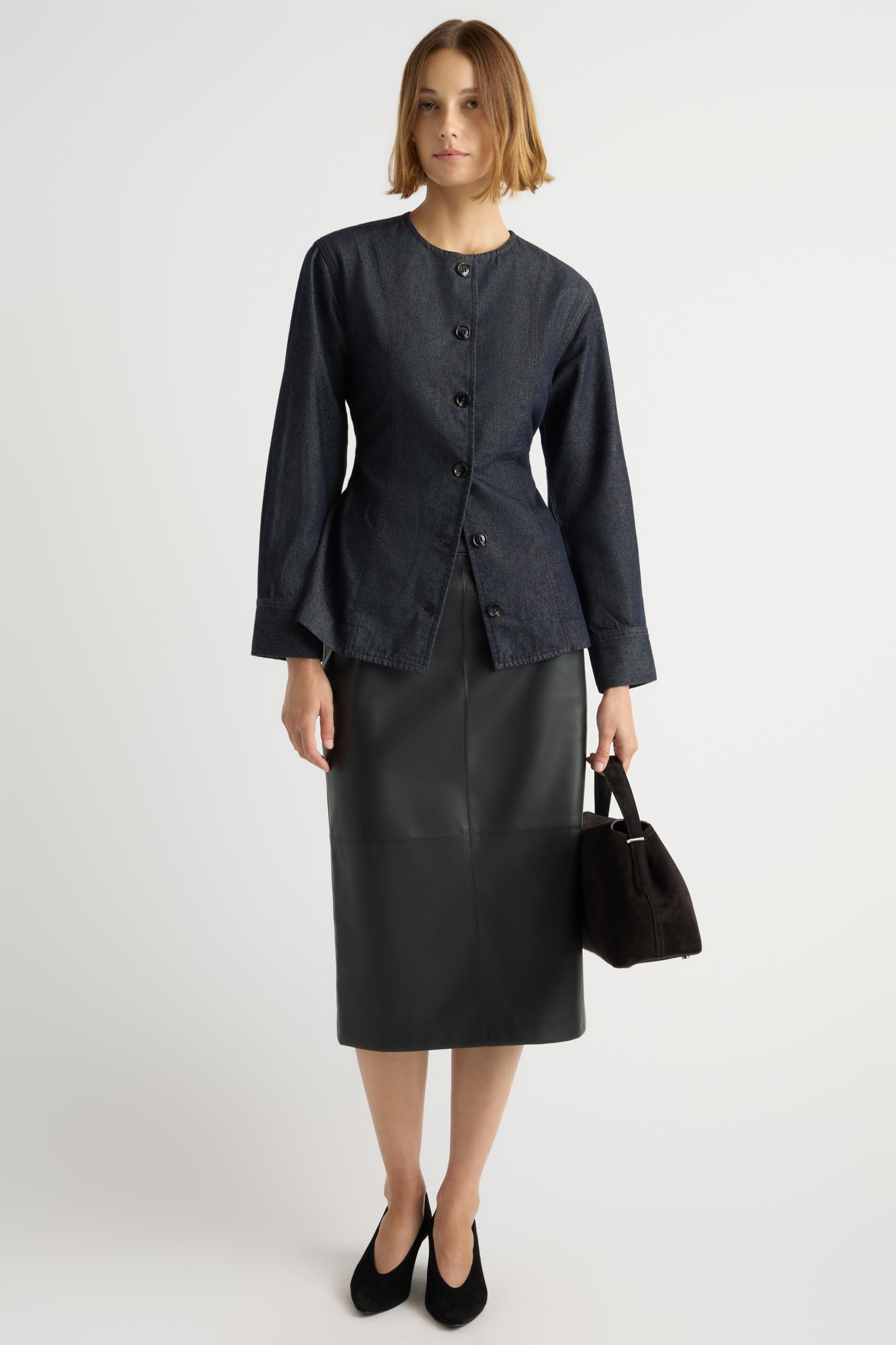 Emerson Cinch-Waist Denim Jacket - Image 5