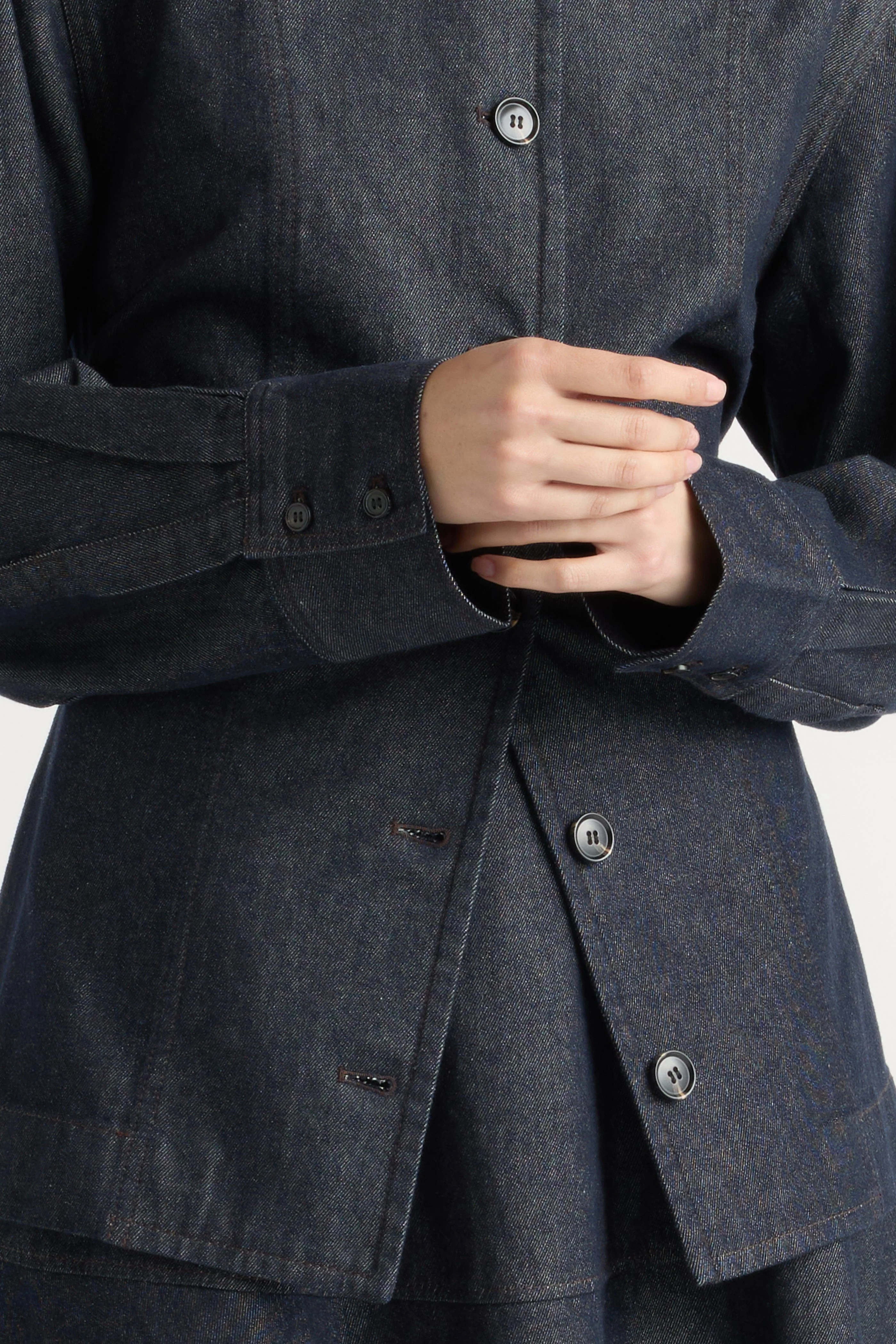 Emerson Cinch-Waist Denim Jacket - Image 8