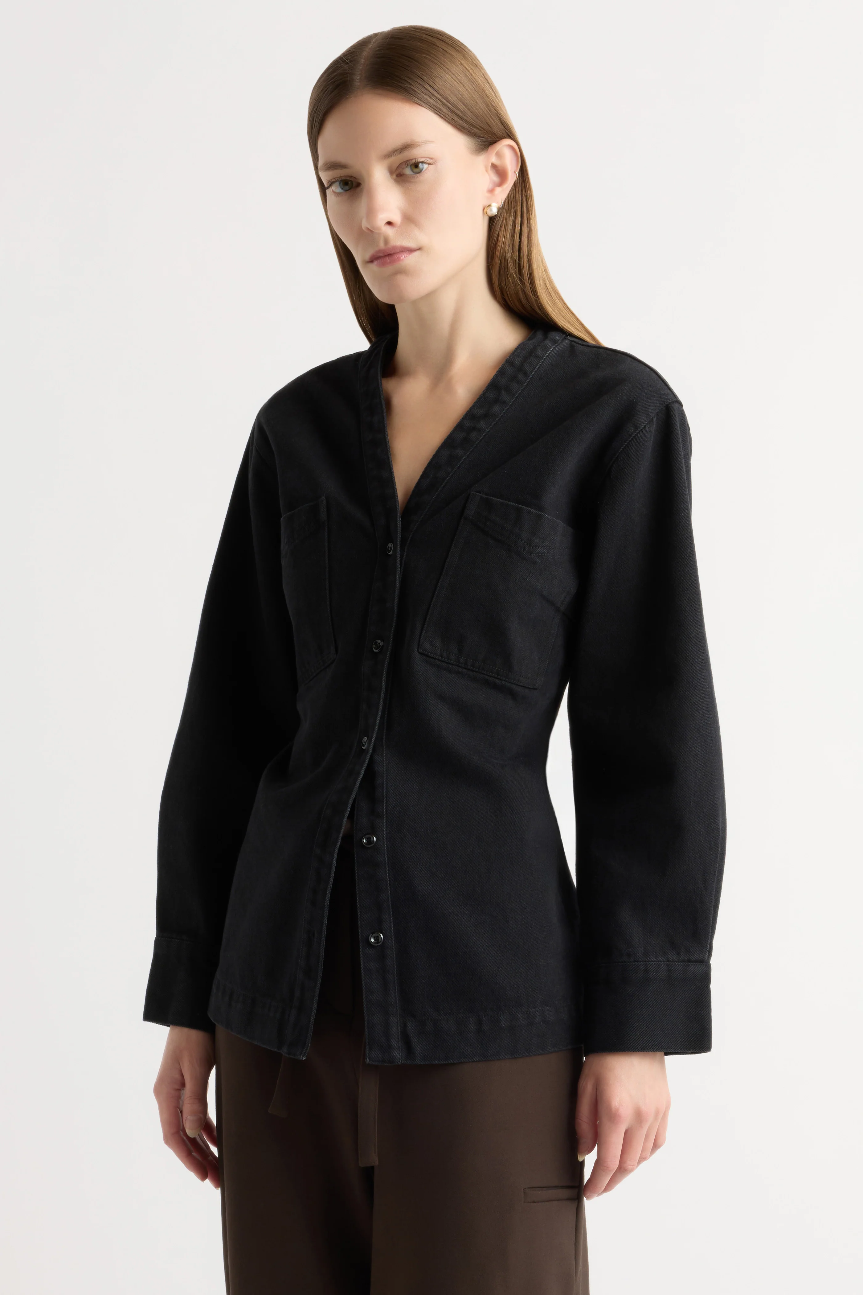 Emmett Cinch-Waist Denim Jacket - Image 8