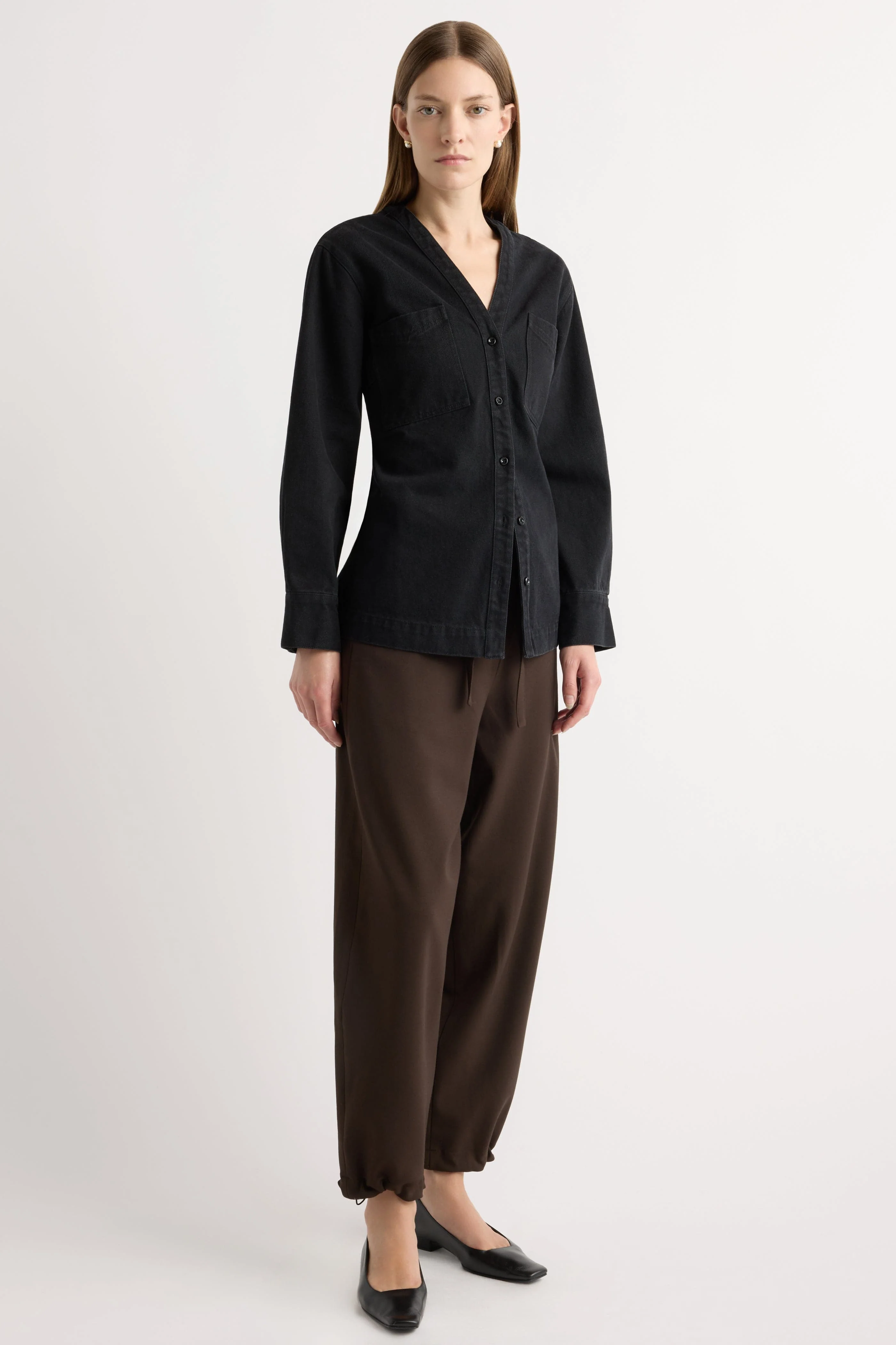 Emmett Cinch-Waist Denim Jacket - Image 9