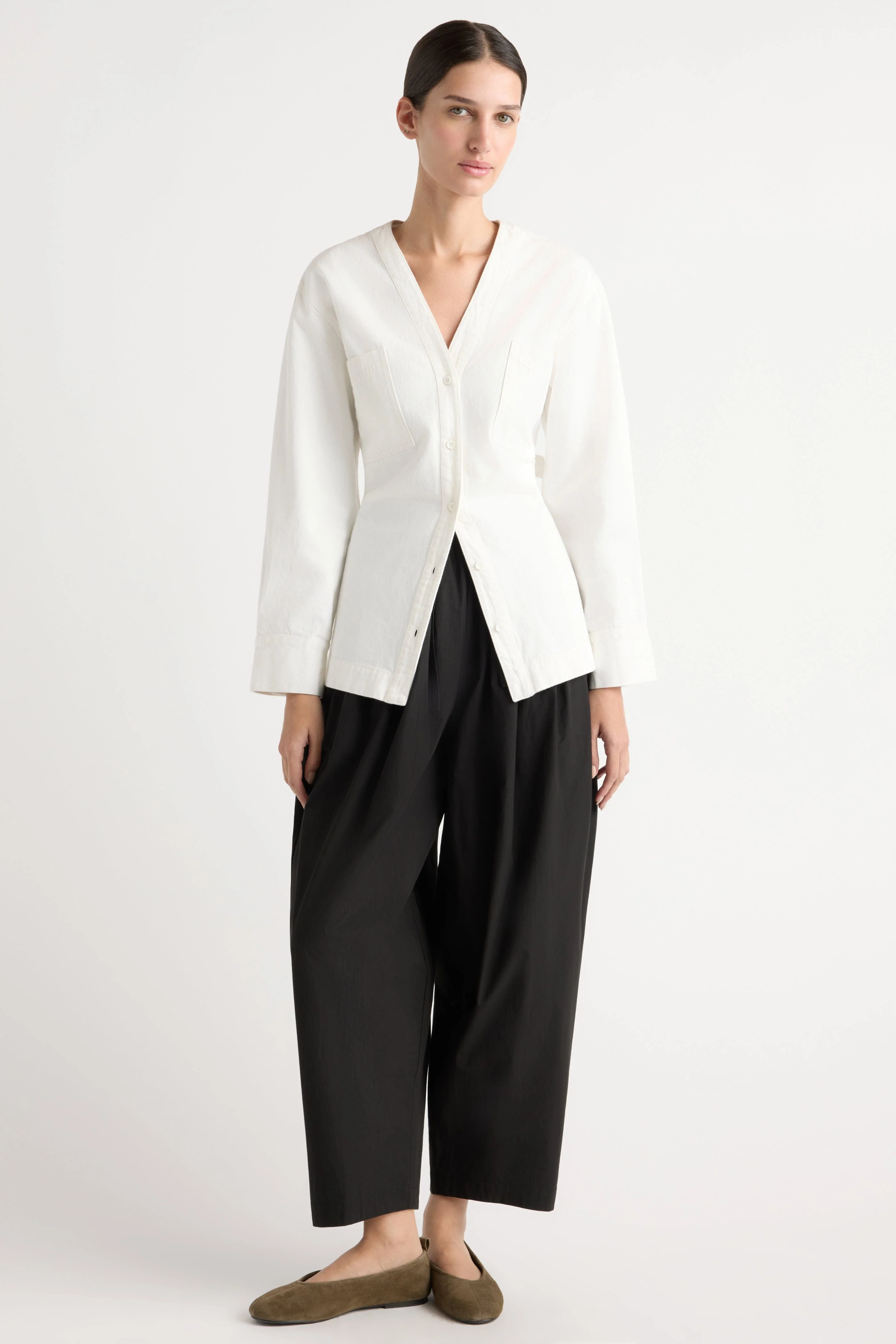 Emmett Cinch-Waist Denim Jacket - Image 5