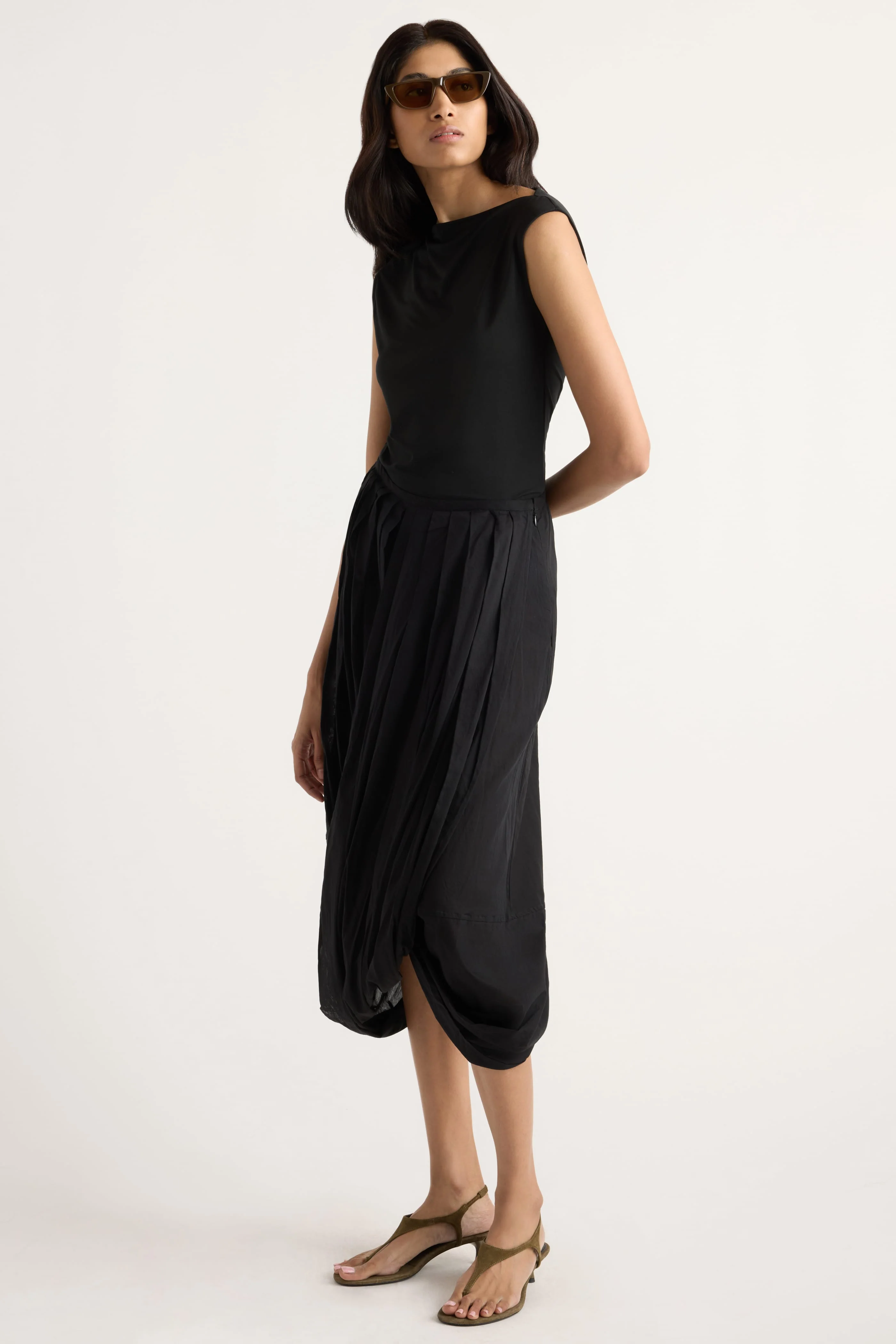 Esme Sleeveless Slit-Neck Tank - Image 5