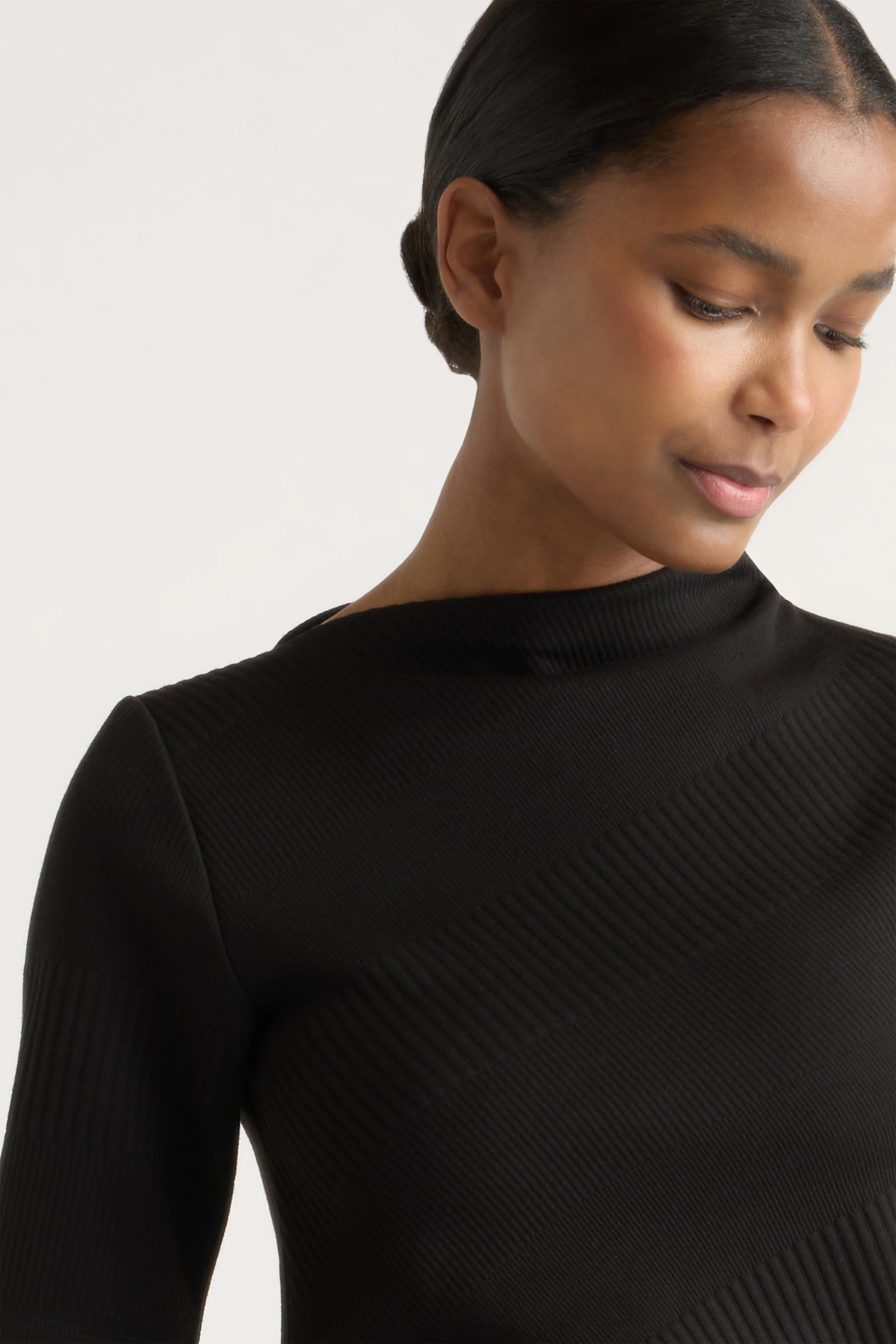 Evie Ribbed-Knit Jersey Dress - Image 5