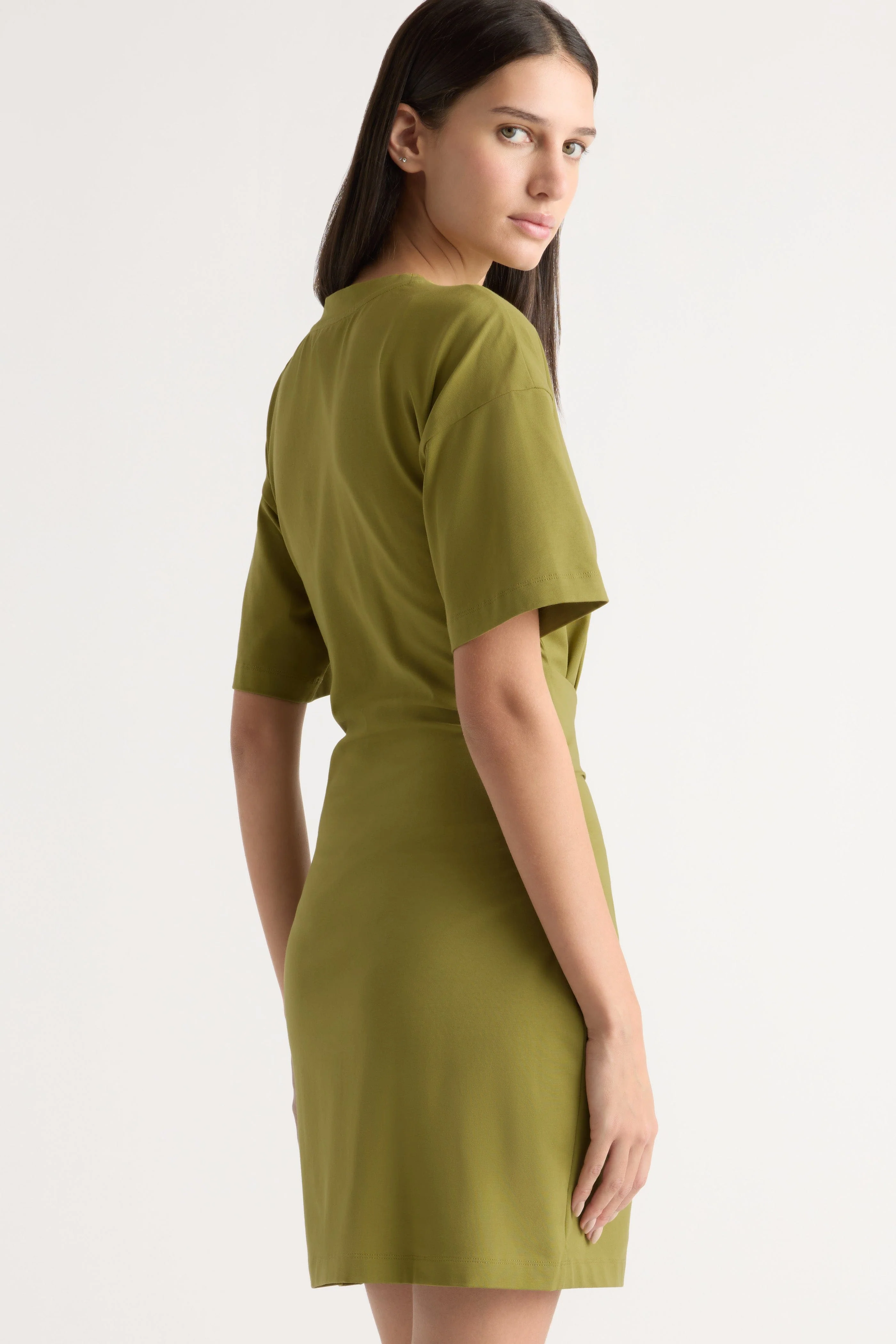 Fallon Organic Cotton T-Shirt Wrap Dress - Image 7