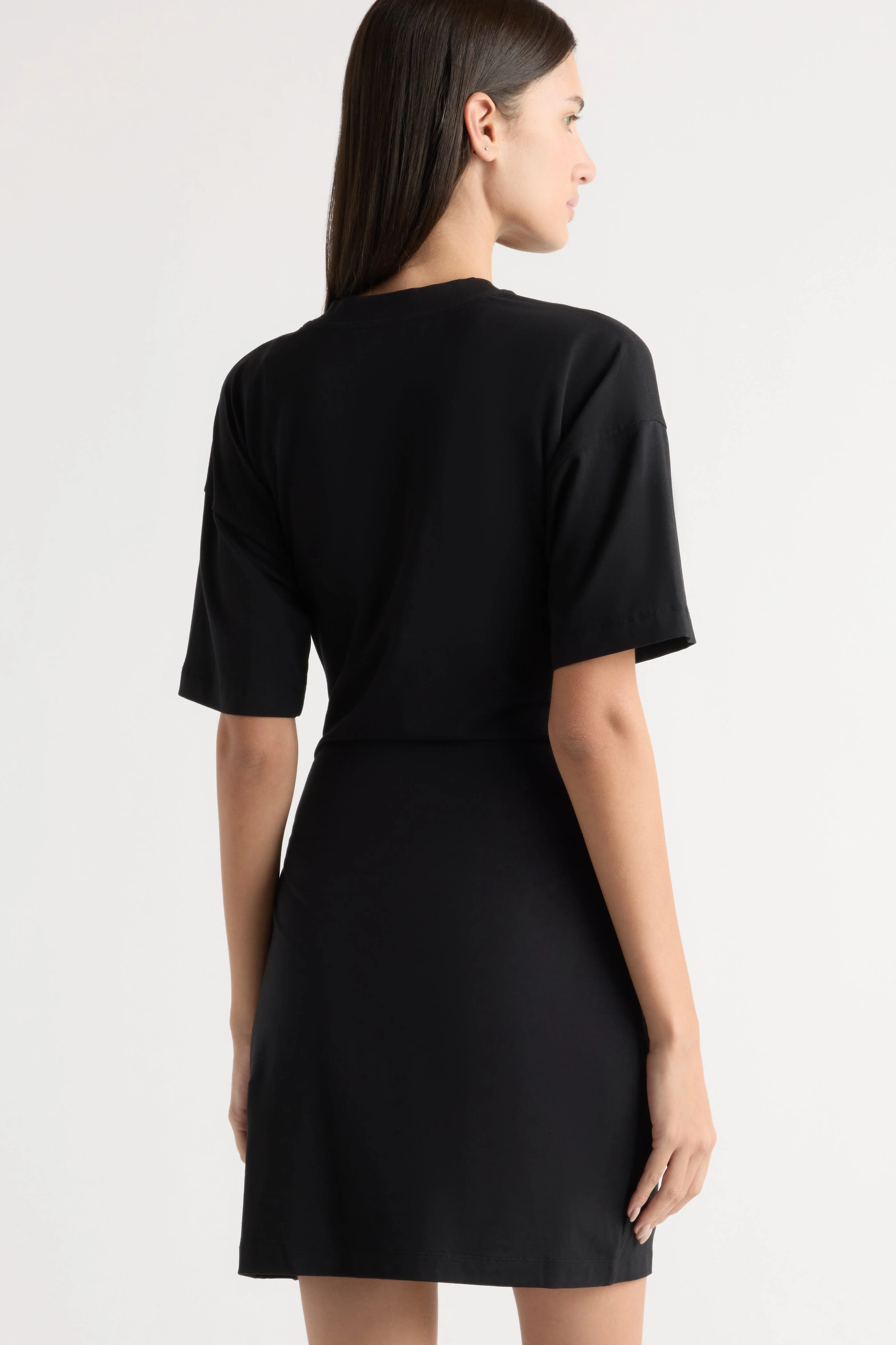 Fallon Organic Cotton T-Shirt Wrap Dress - Image 6