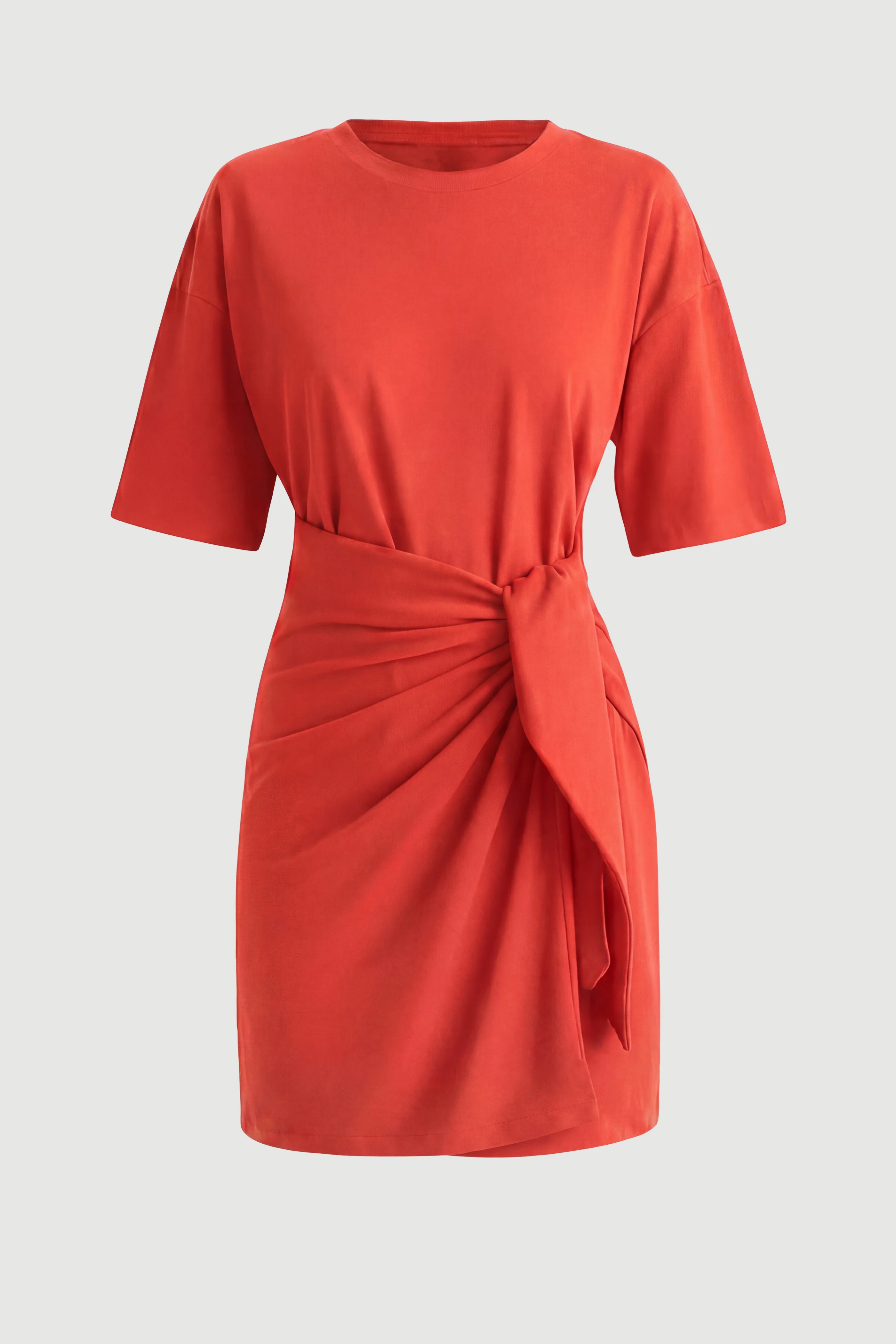 Fallon Organic Cotton T-Shirt Wrap Dress - Image 8