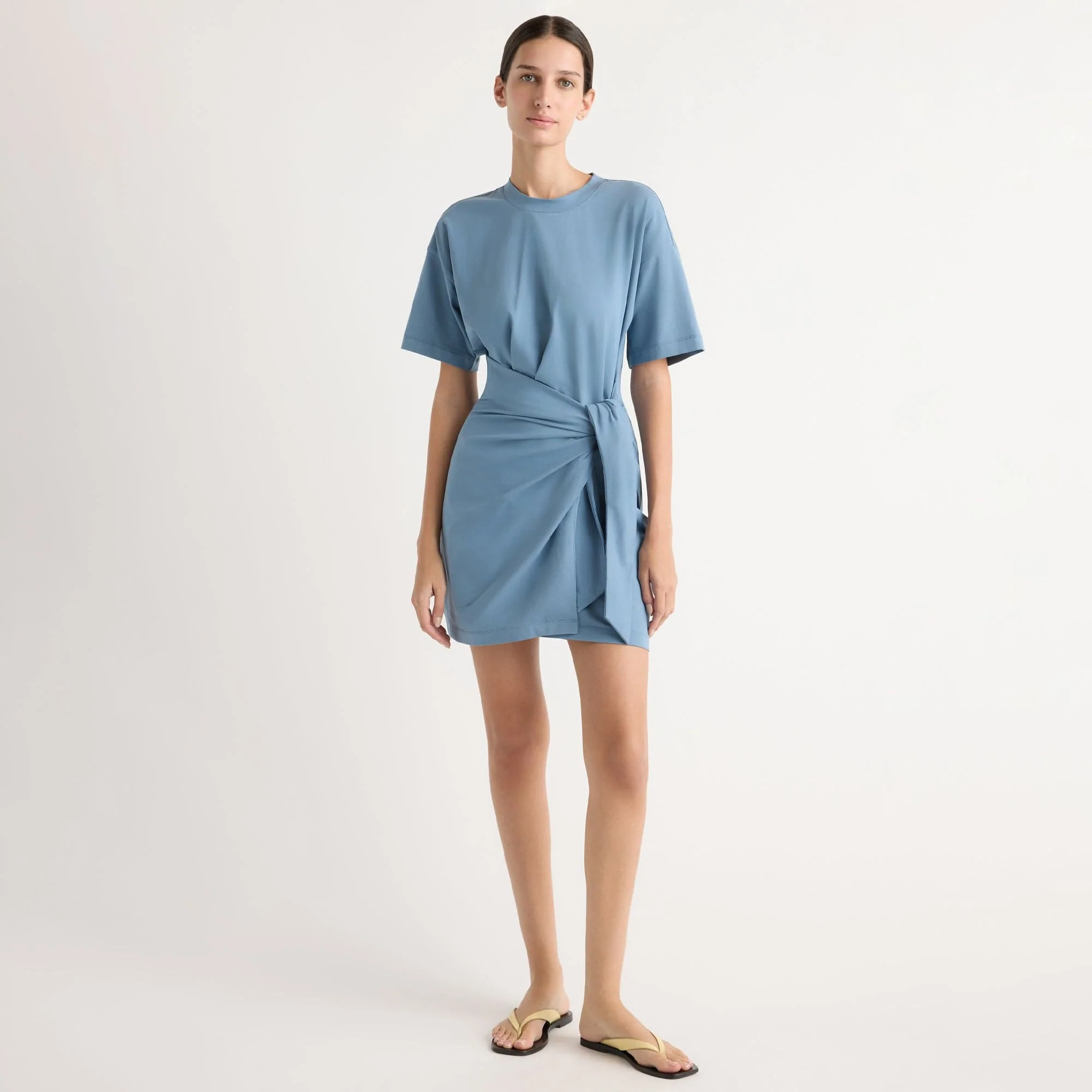Fallon Organic Cotton T-Shirt Wrap Dress