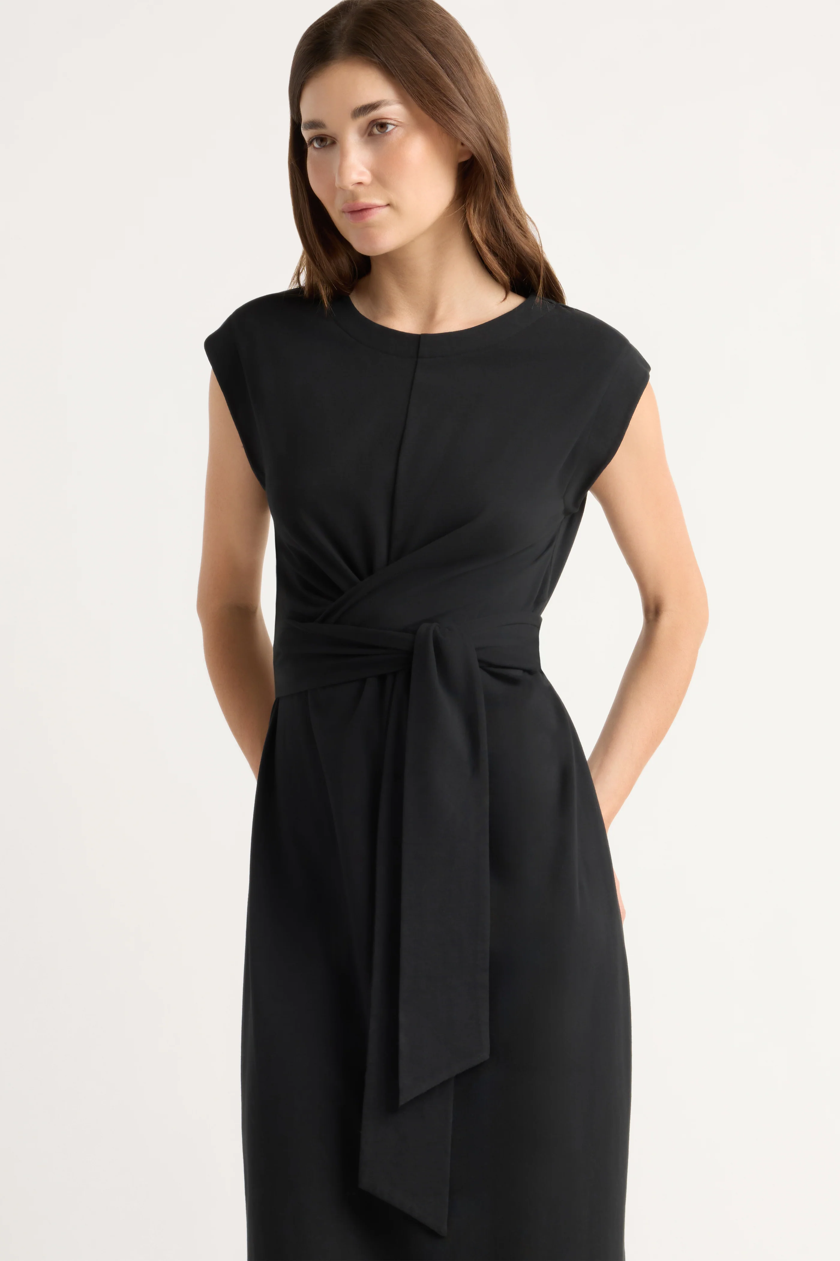 Fei Tie-Front Organic Cotton Dress - Image 3