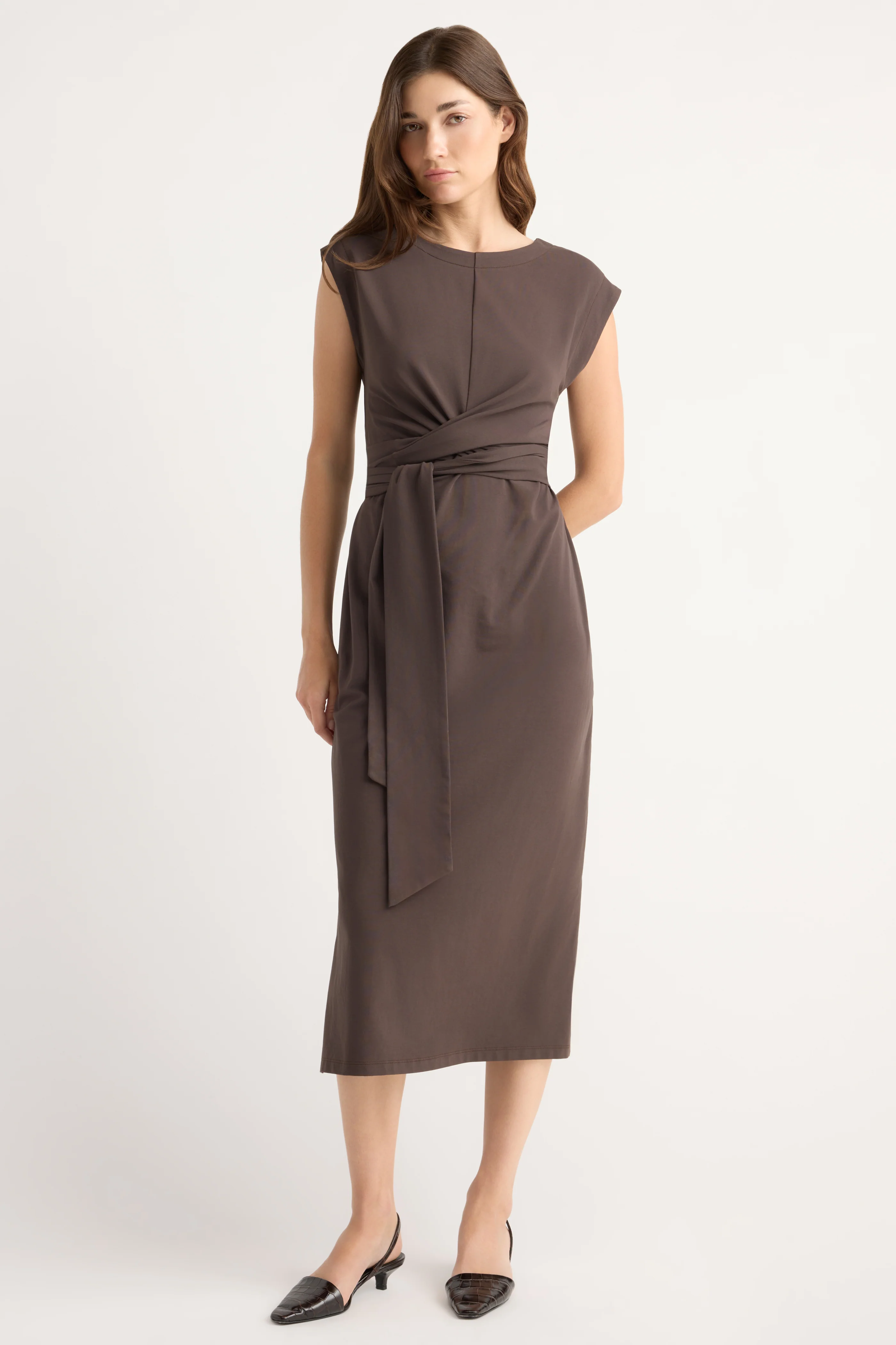 Fei Tie-Front Organic Cotton Dress - Image 2