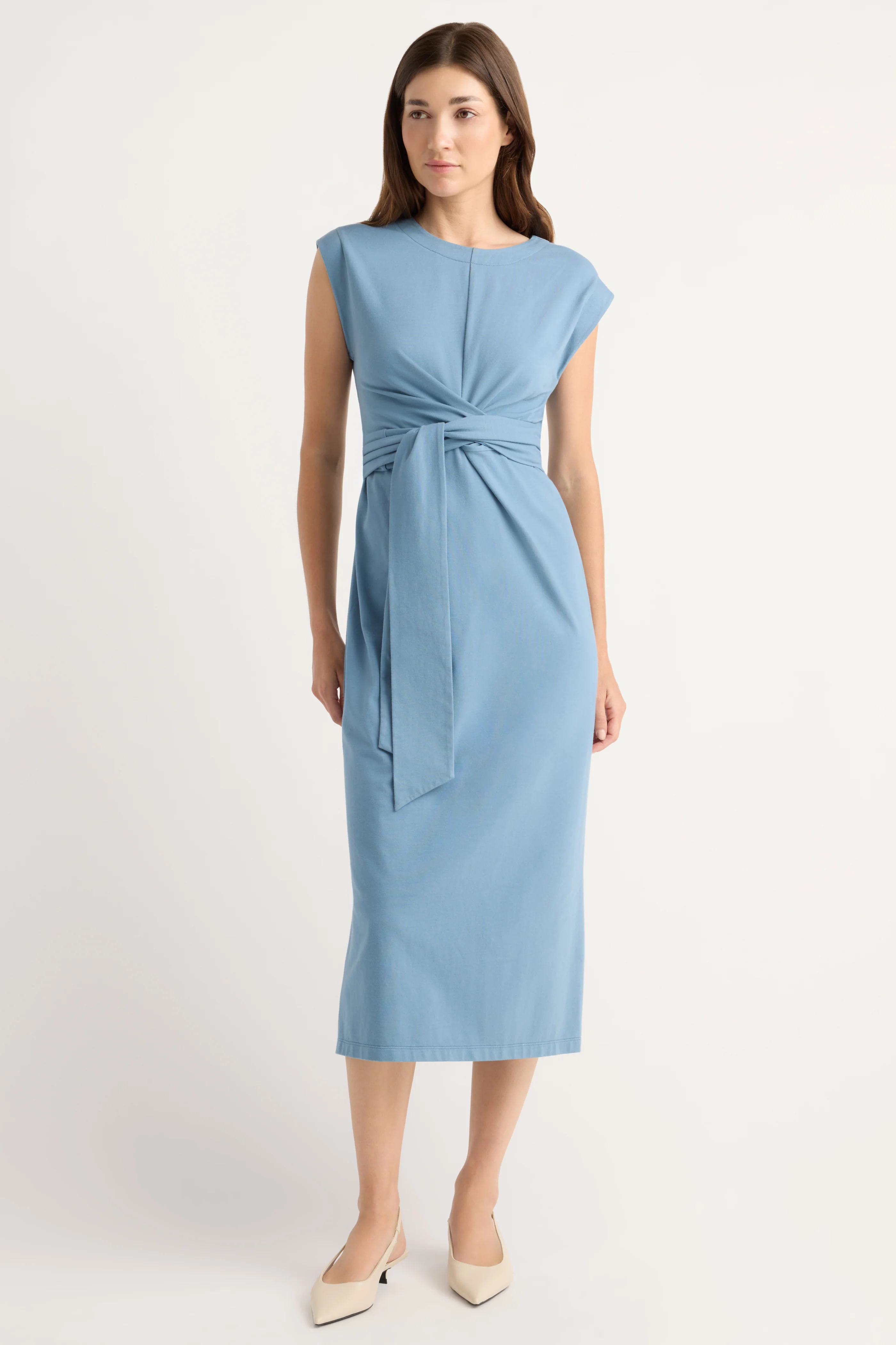 Fei Tie-Front Organic Cotton Dress - Image 4
